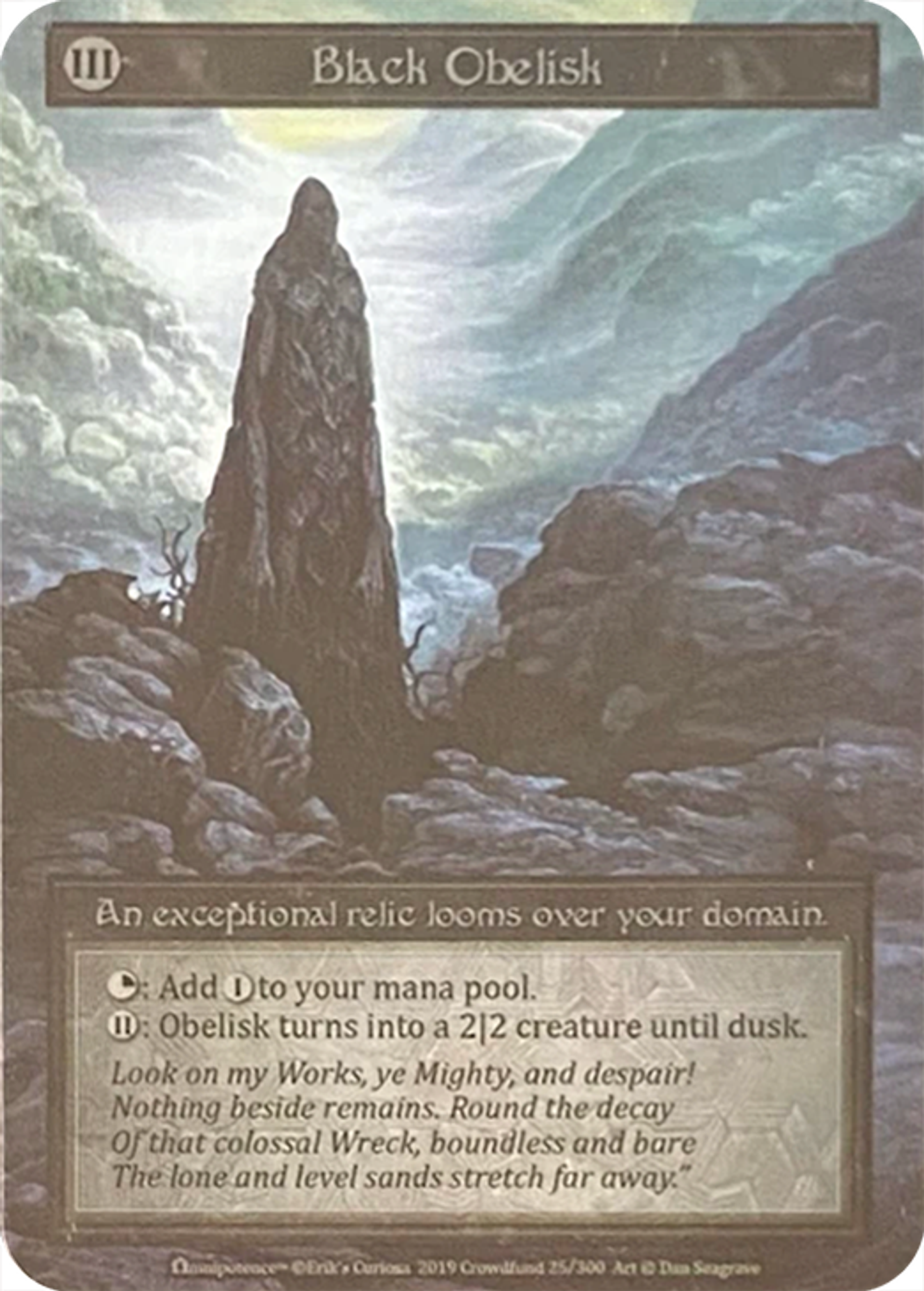 Black Obelisk — Beta - Curios — Sorcery: Contested Realm