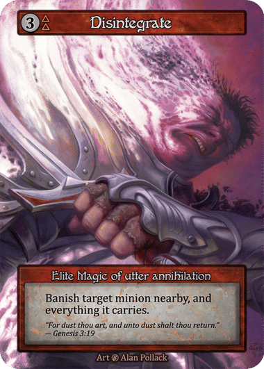 Disintegrate — Beta — Sorcery: Contested Realm