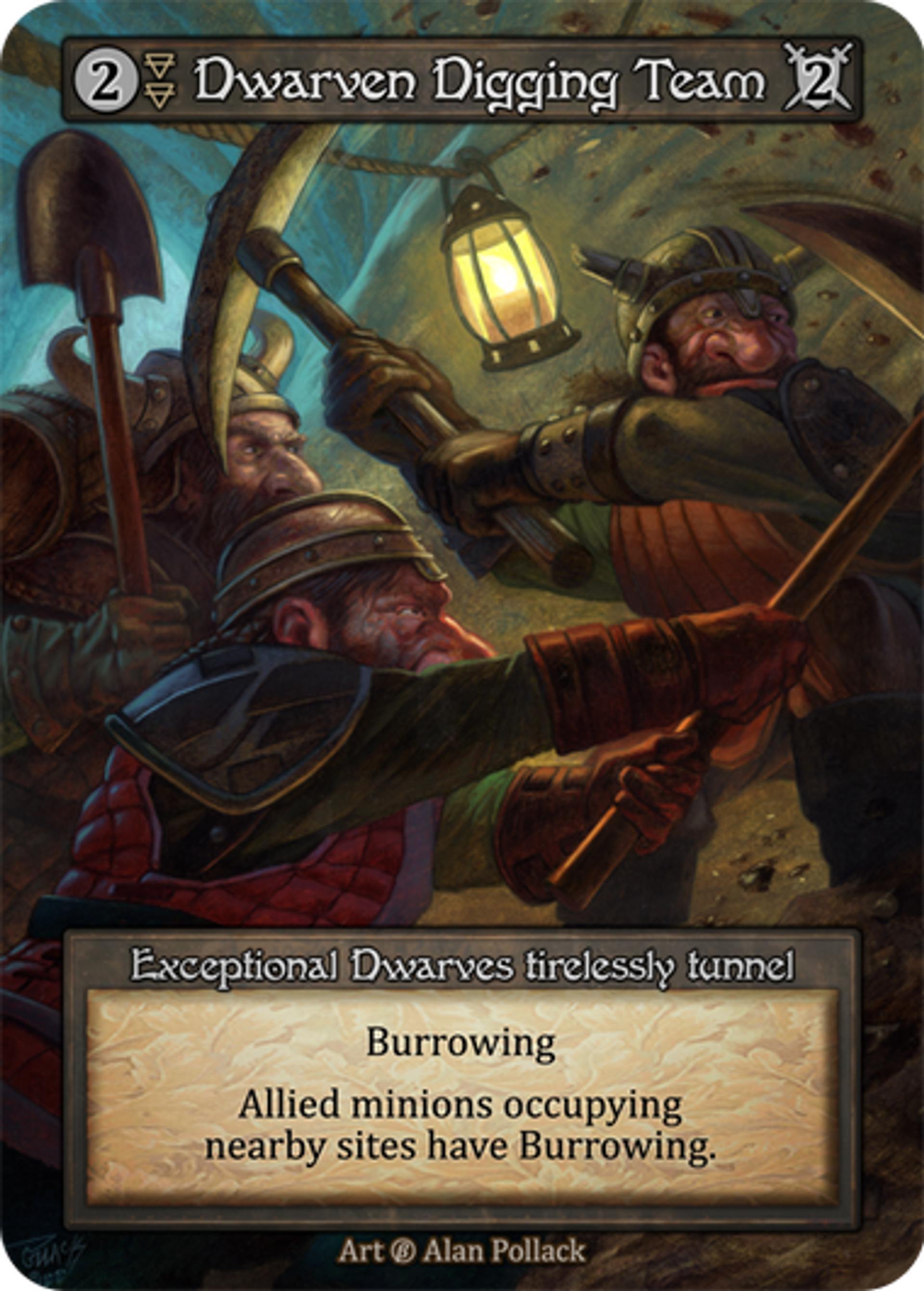 Dwarven Digging Team — Beta — Sorcery: Contested Realm