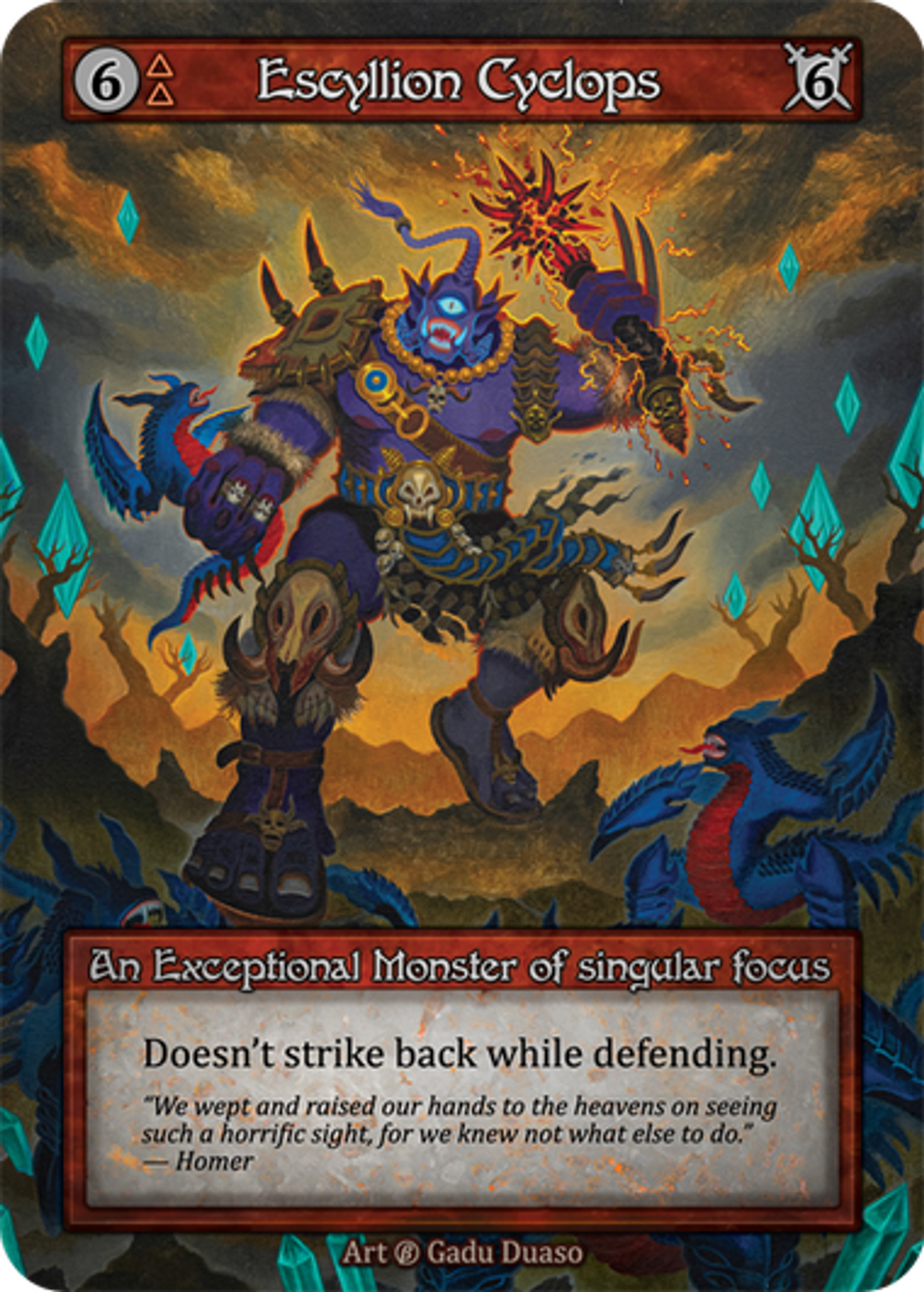 Escyllion Cyclops — Beta — Sorcery: Contested Realm