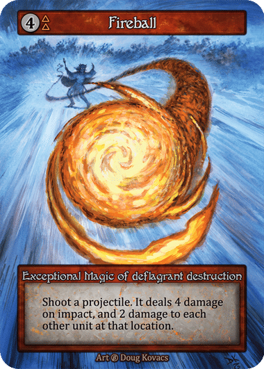 Fireball — Beta — Sorcery: Contested Realm