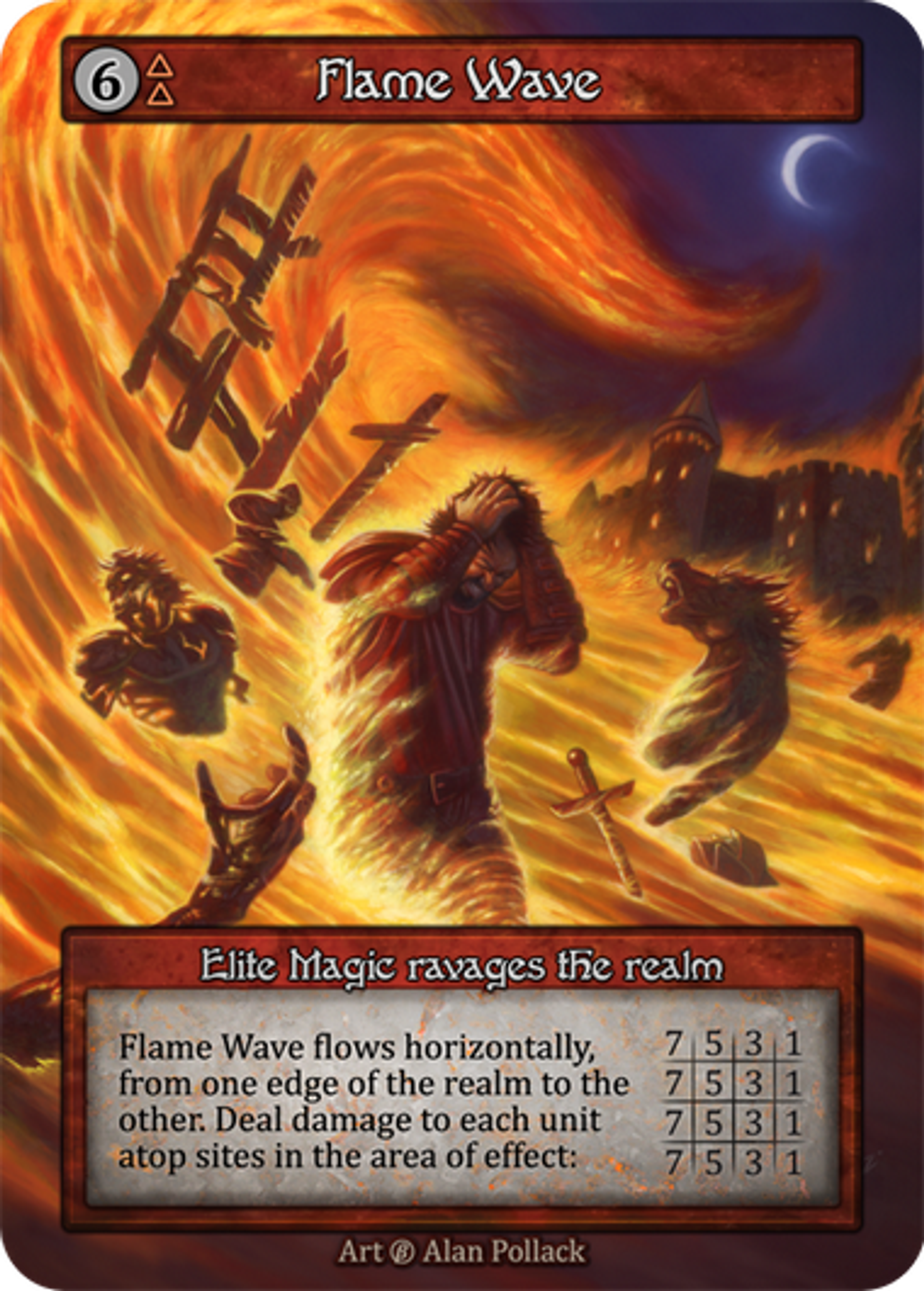 Flame Wave — Beta — Sorcery: Contested Realms