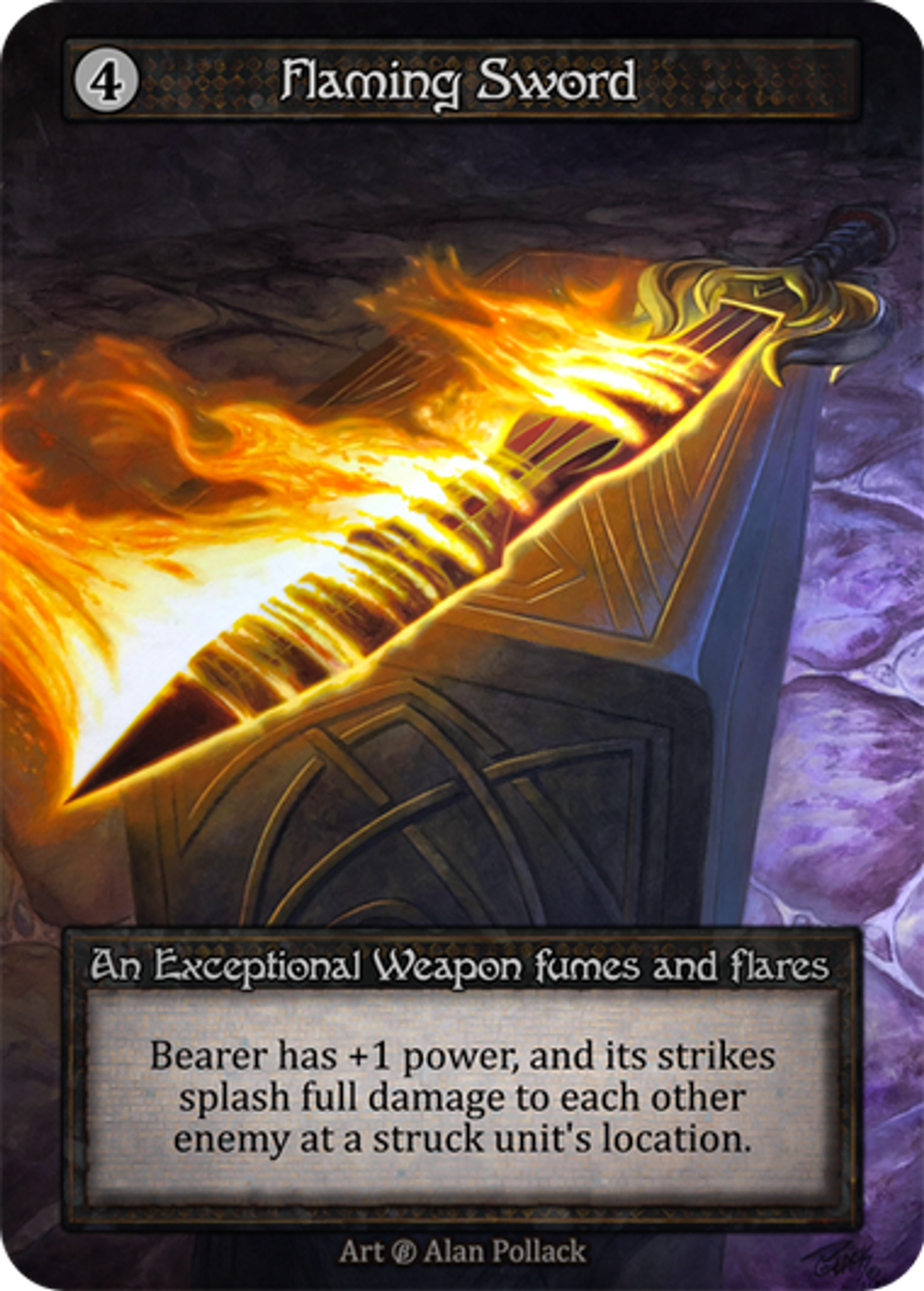 Flaming Sword — Beta — Sorcery: Contested Realm