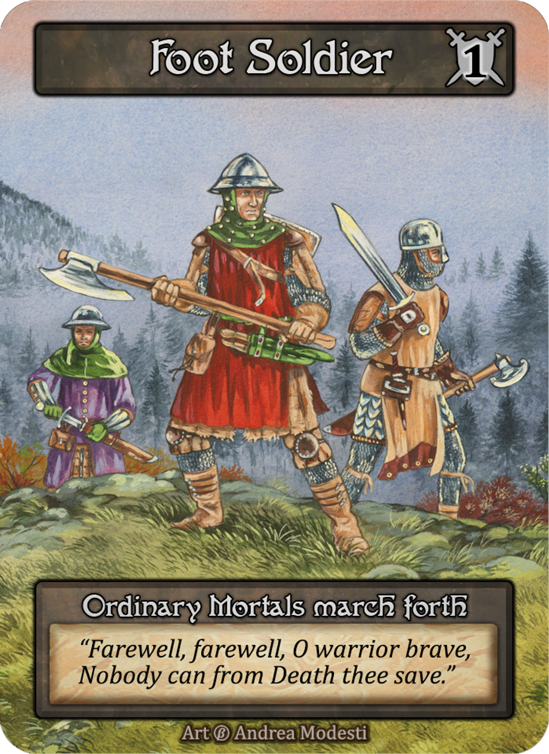 Foot Soldier 3 — Beta — Sorcery: Contested Realm