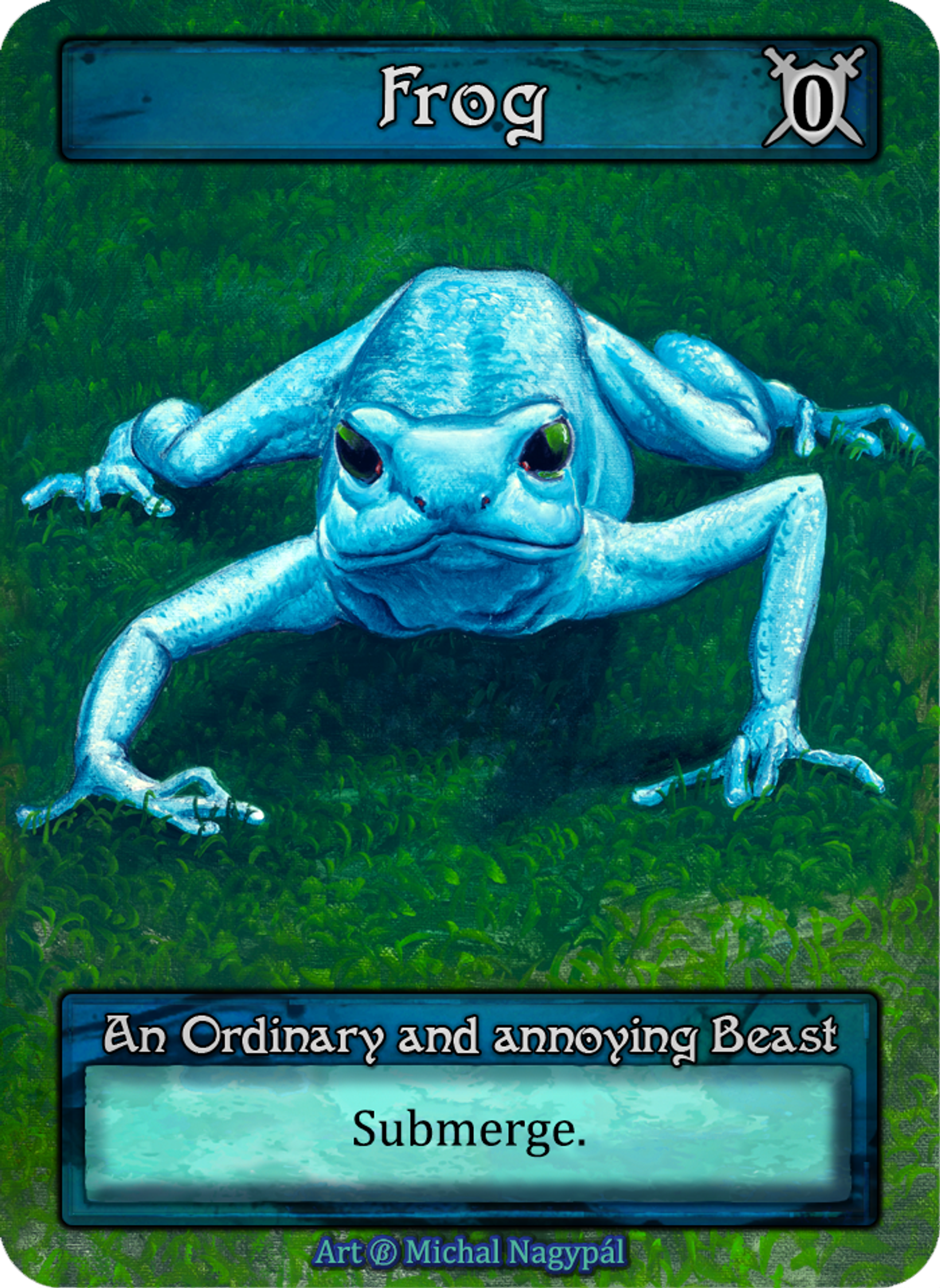 Frog (Blue) — Beta — Sorcery: Contested Realm