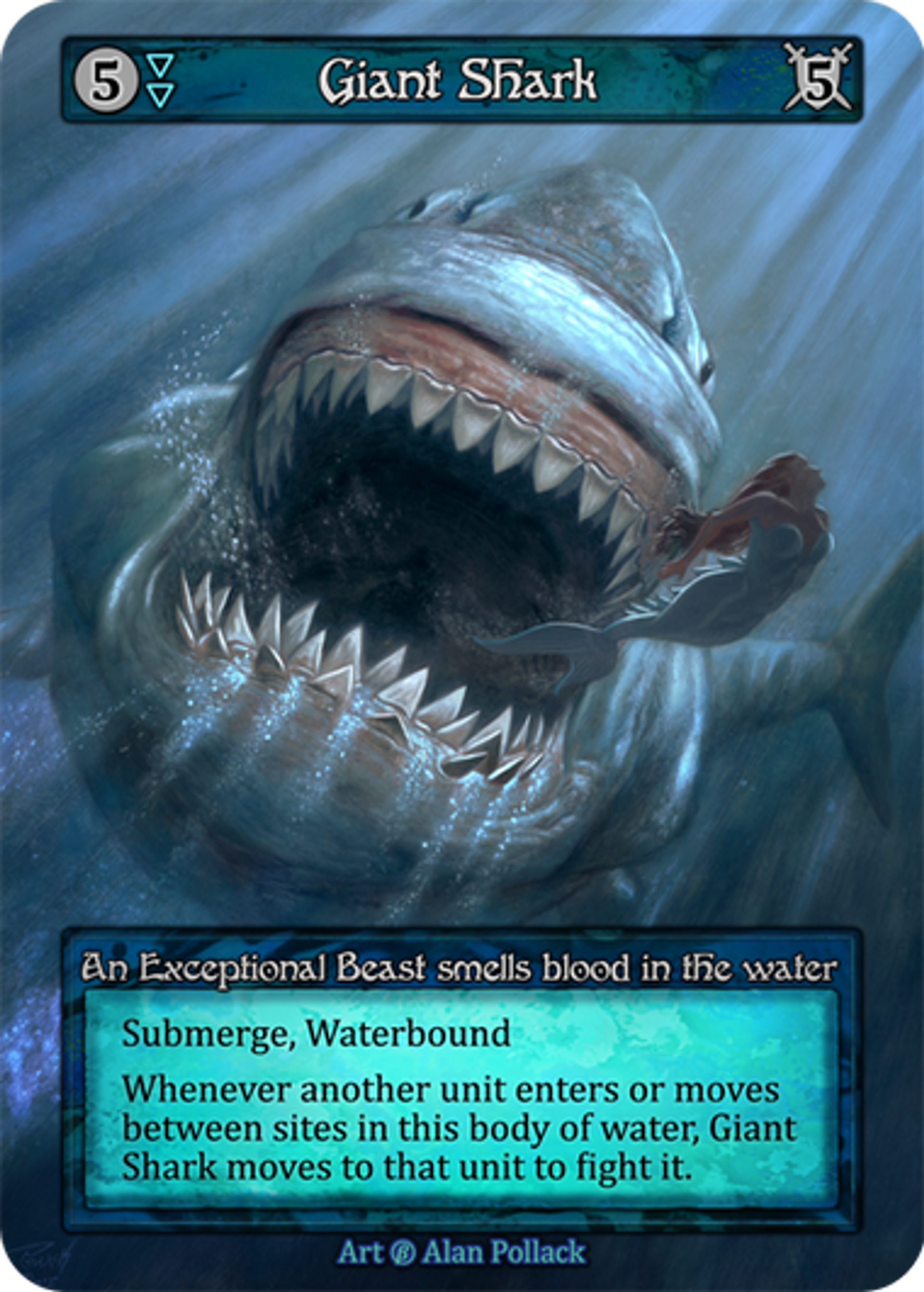 Giant Shark — Beta — Sorcery: Contested Realm