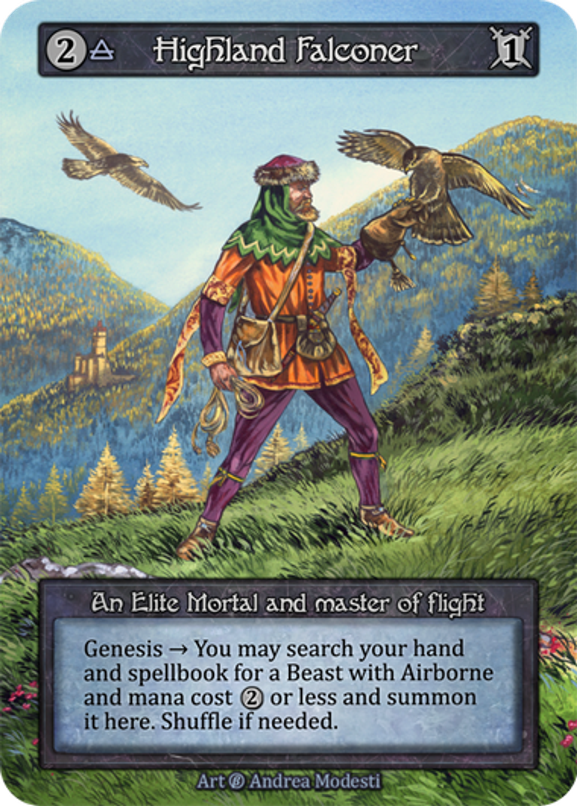 Highland Falconer — Beta — Sorcery: Contested Realms