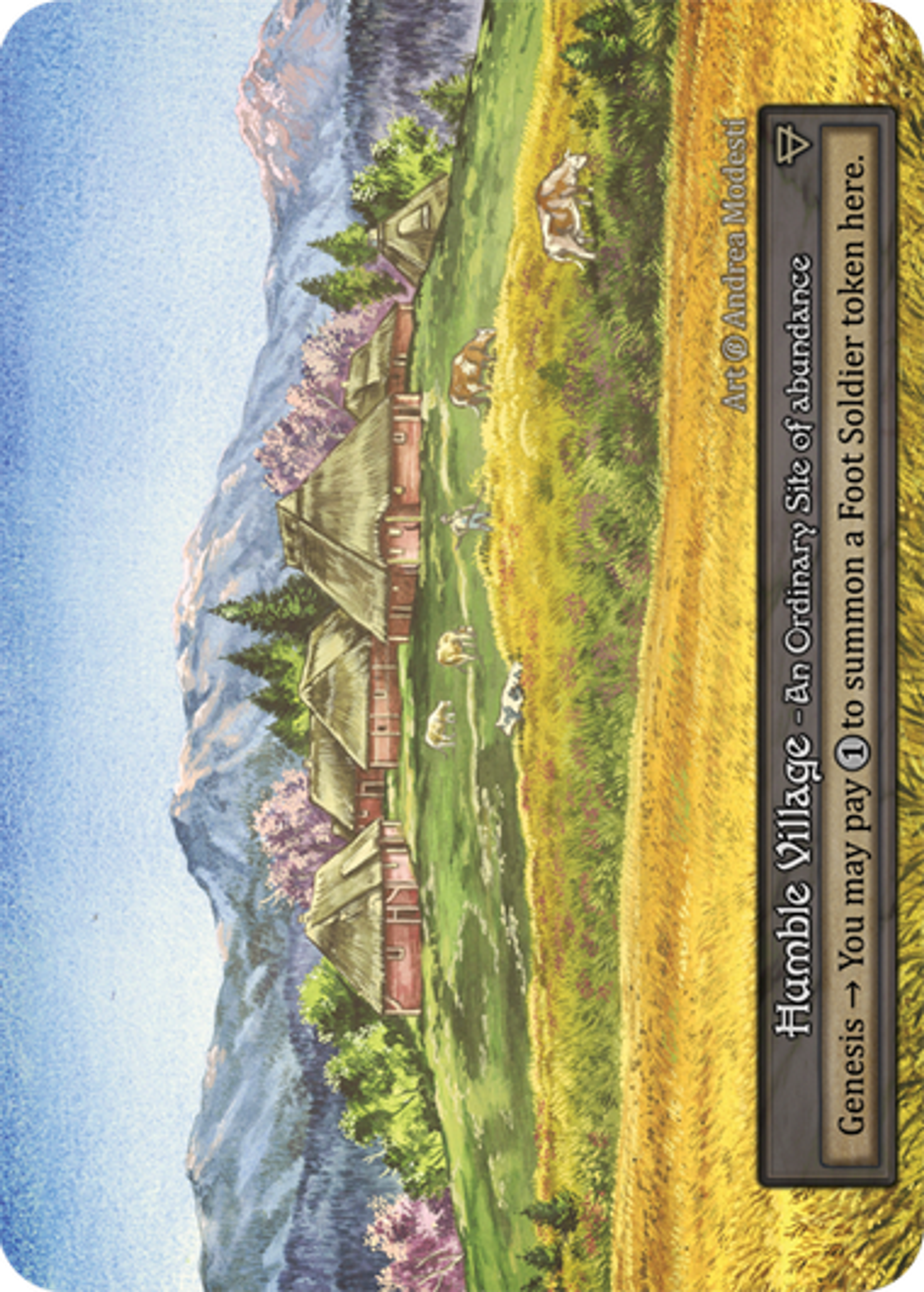 Humble Village — Beta — Sorcery: Contested Realm