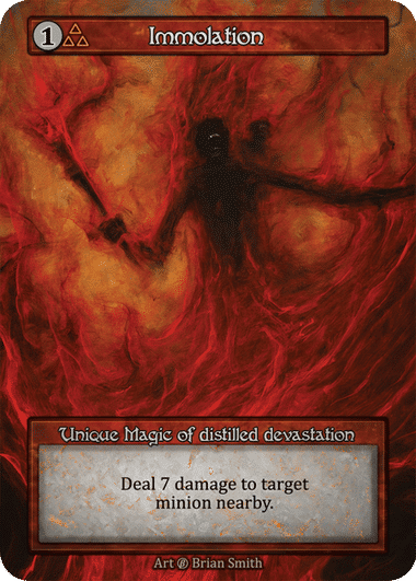 Immolation — Beta — Sorcery: Contested Realm