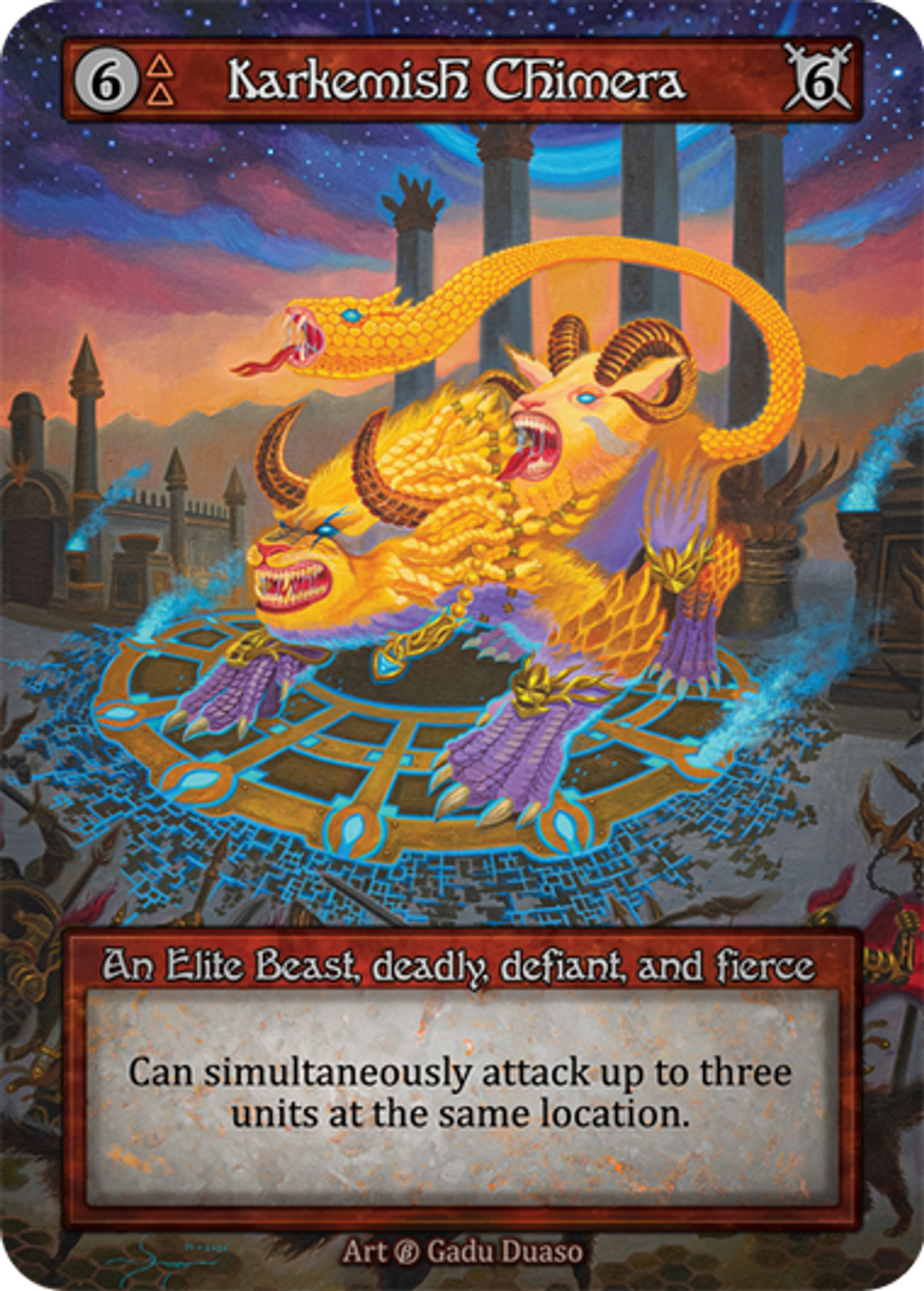 Karkemish Chimera — Beta — Sorcery: Contested Realms