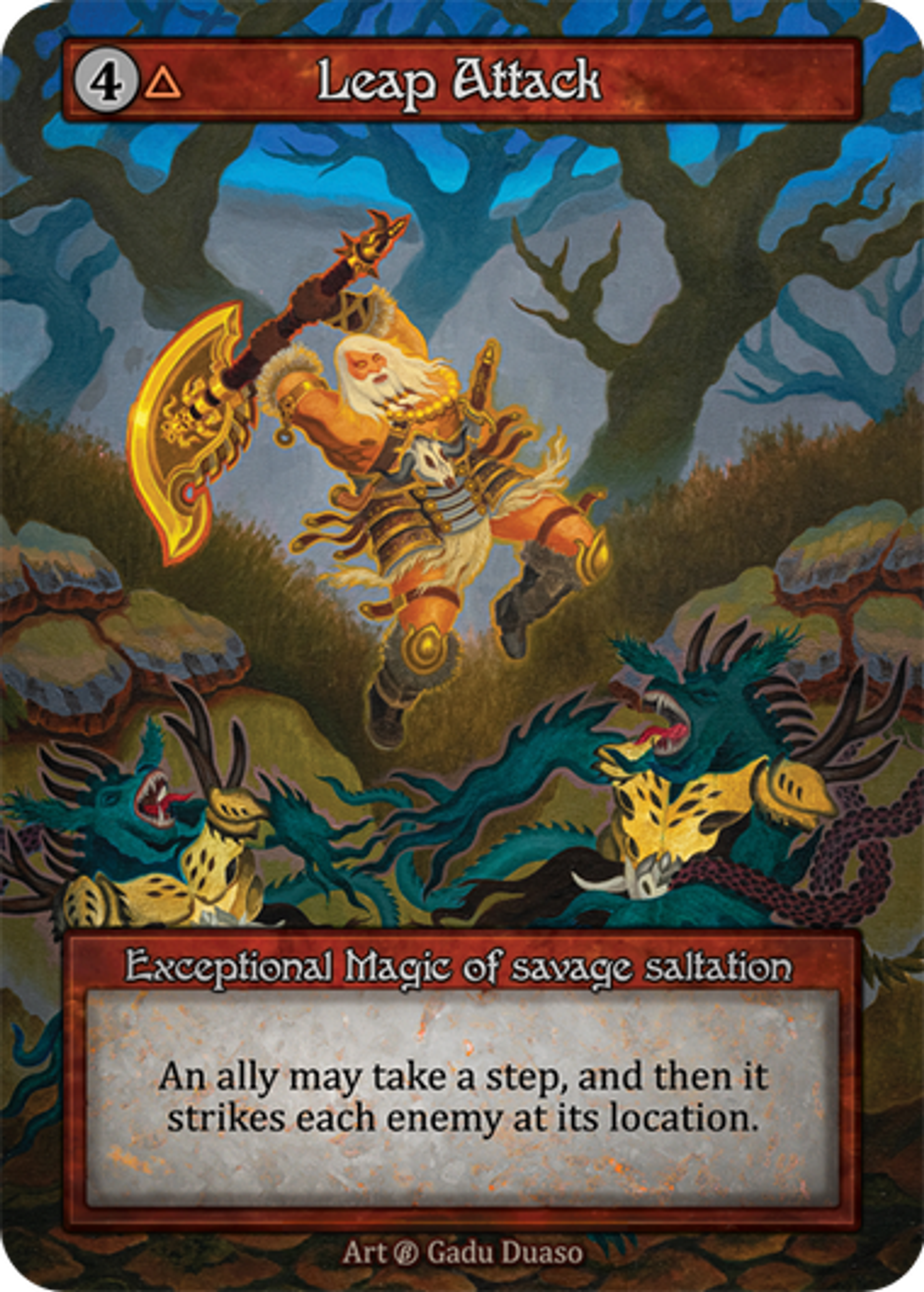 Leap Attack — Beta — Sorcery: Contested Realm