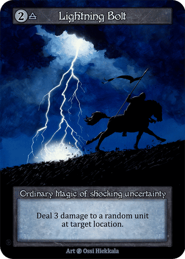 Lightning Bolt — Beta — Sorcery: Contested Realm