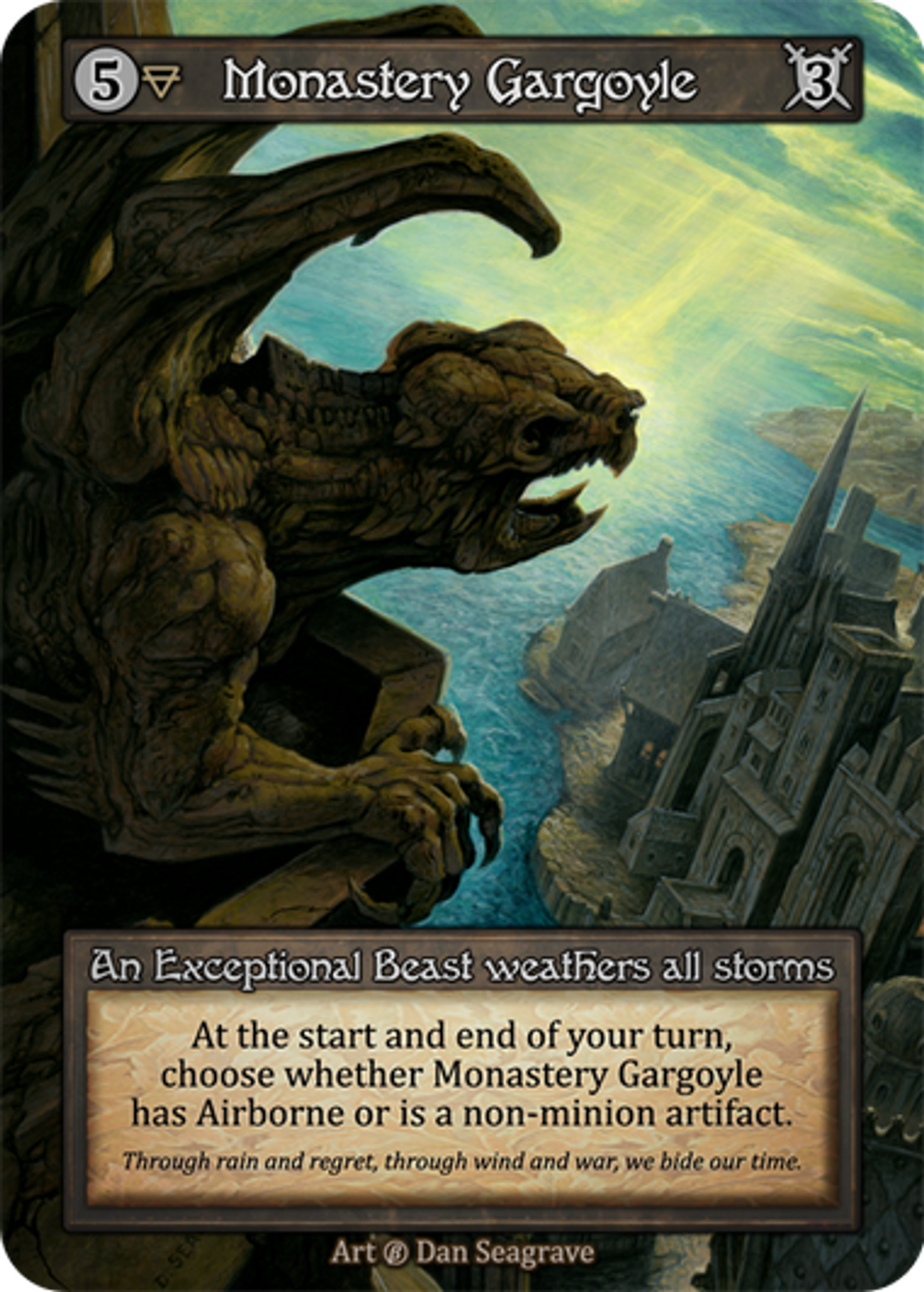 Monastery Gargoyle — Beta — Sorcery: Contested Realms