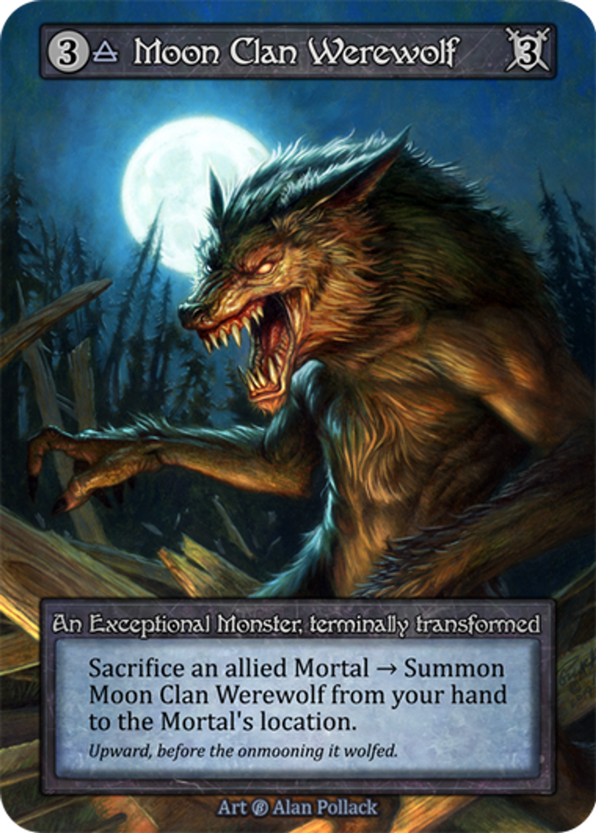 Moon Clan Werewolf — Beta — Sorcery: Contested Realms