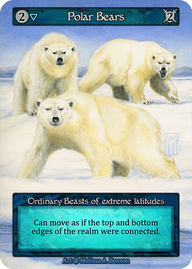 Polar Bears from Beta - Sorcery: Contested Realm