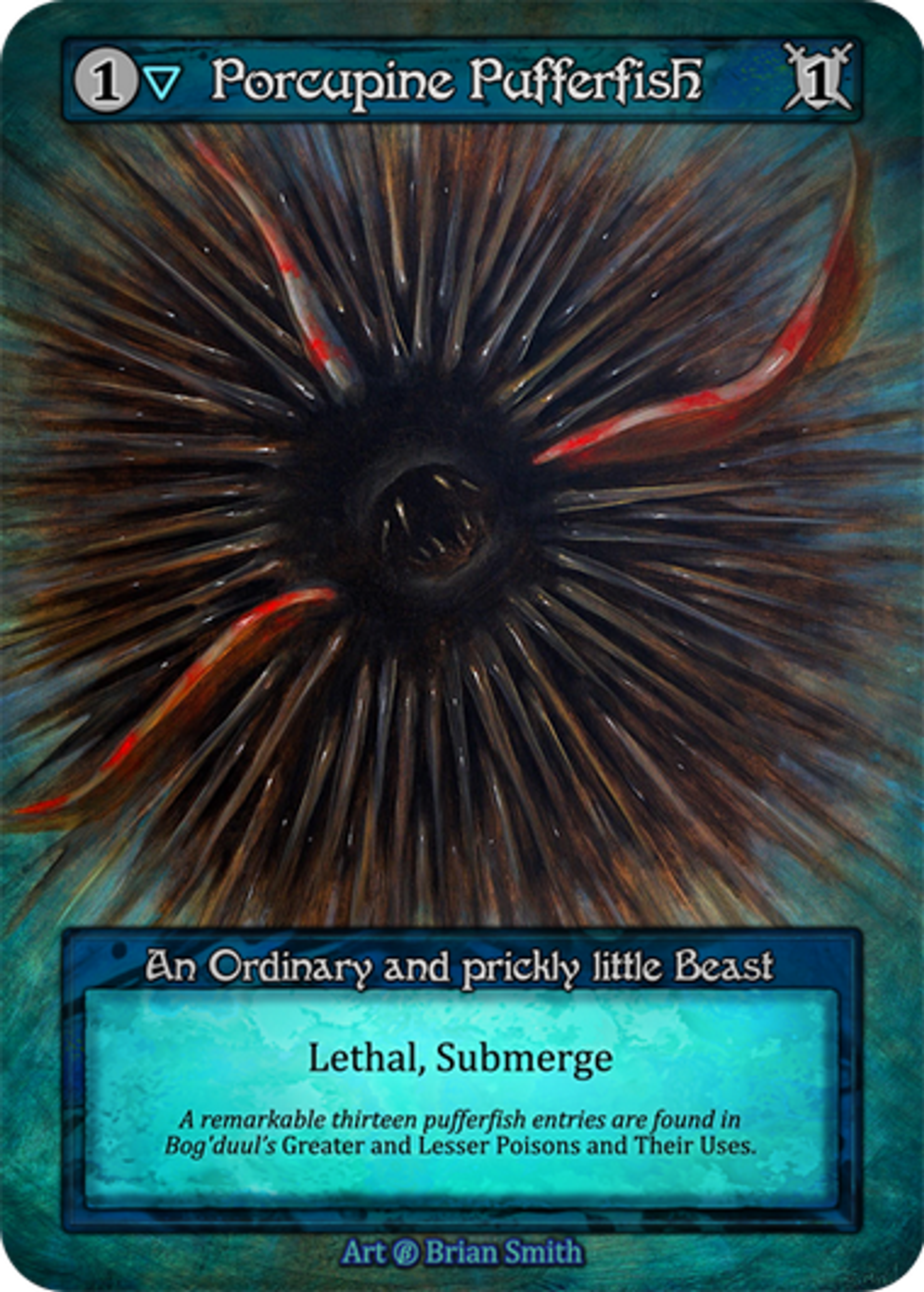 Porcupine Pufferfish — Beta — Sorcery: Contested Realms