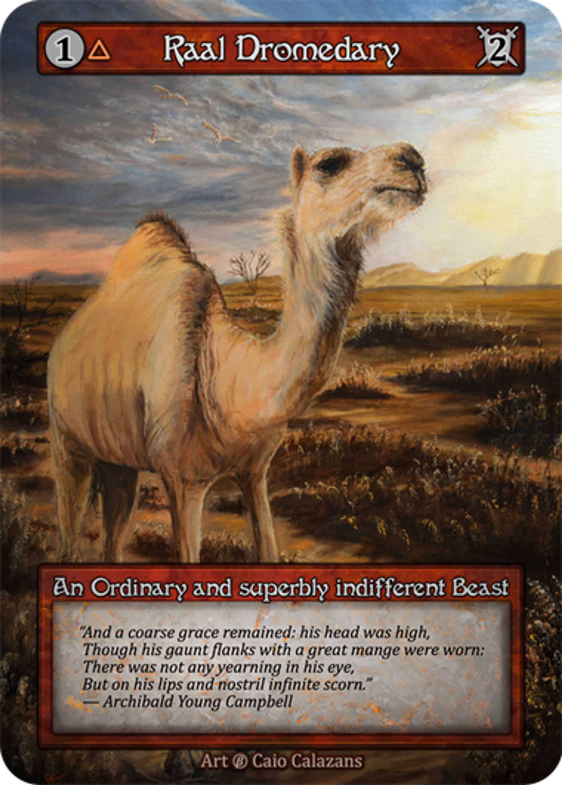 Raal Dromedary — Beta — Sorcery: Contested Realms