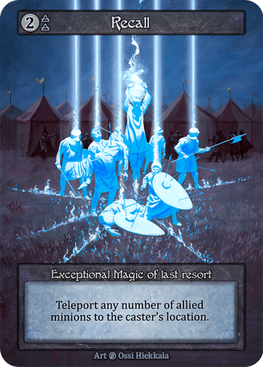 Recall — Beta — Sorcery: Contested Realm