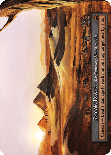 Remote Desert from Beta - Sorcery: Contested Realm