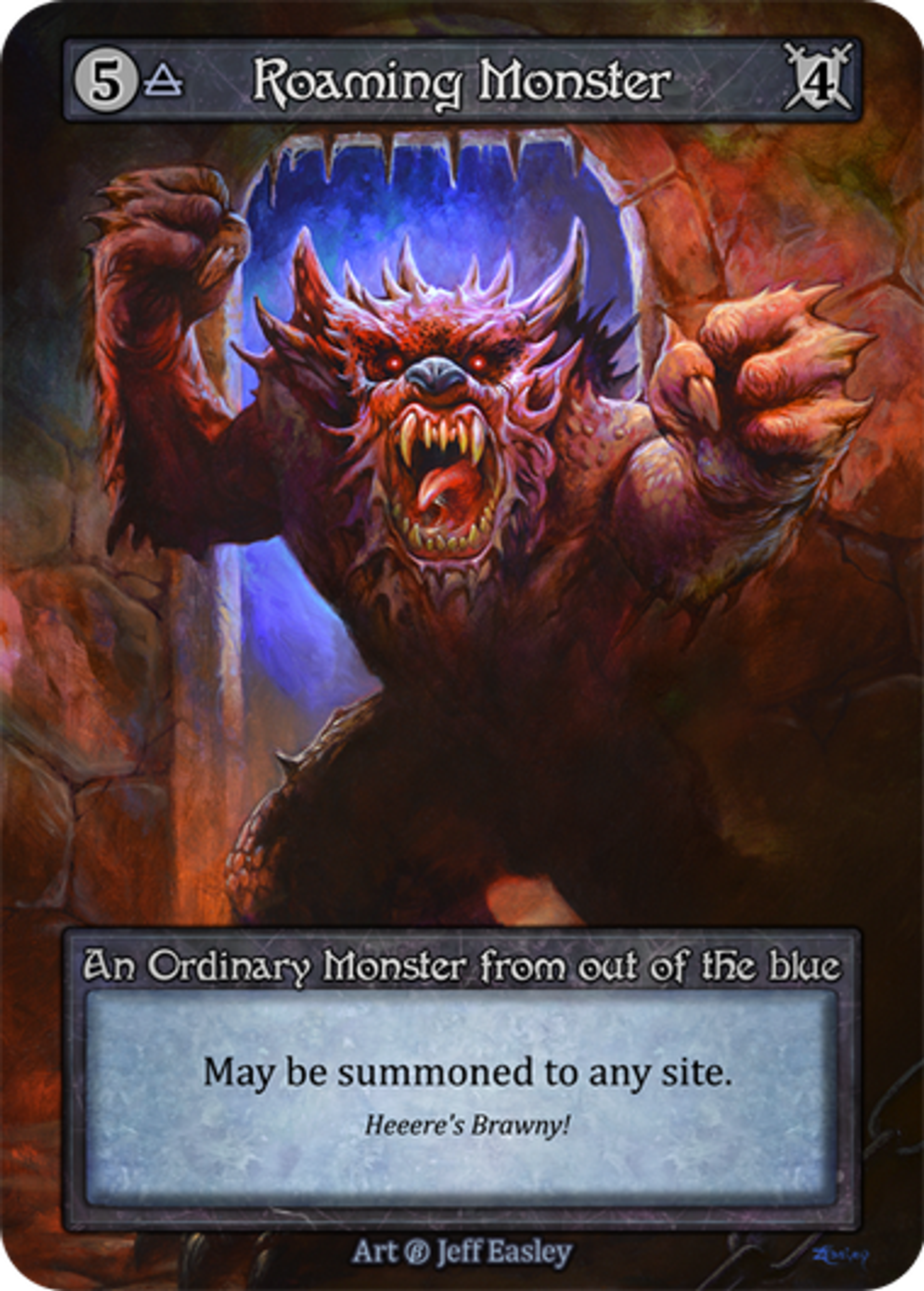 Roaming Monster — Beta — Sorcery: Contested Realms