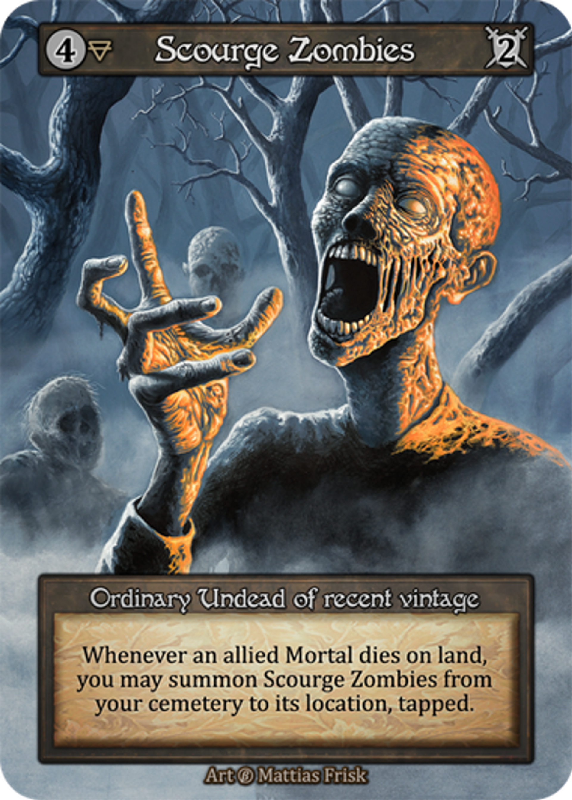 Scourge Zombies — Beta — Sorcery: Contested Realms