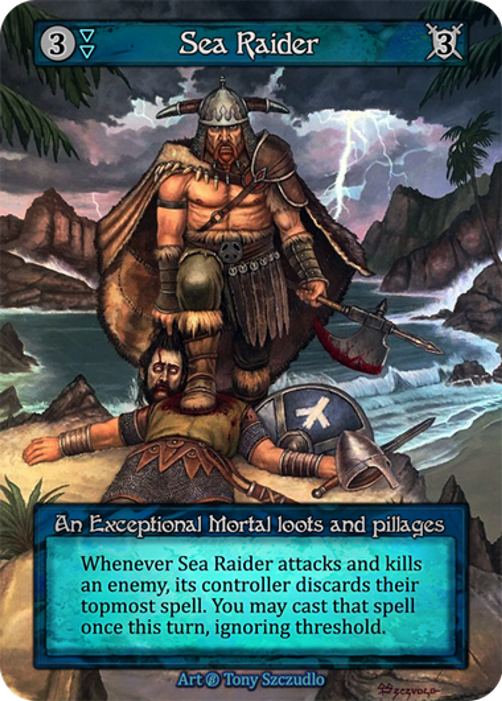 Sea Raider — Beta — Sorcery: Contested Realms
