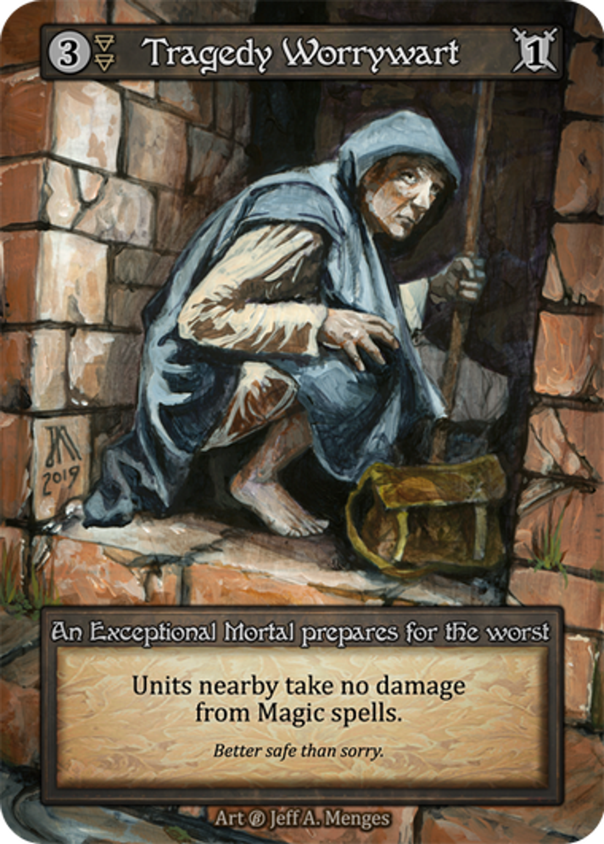 Tragedy Worrywart — Beta — Sorcery: Contested Realm