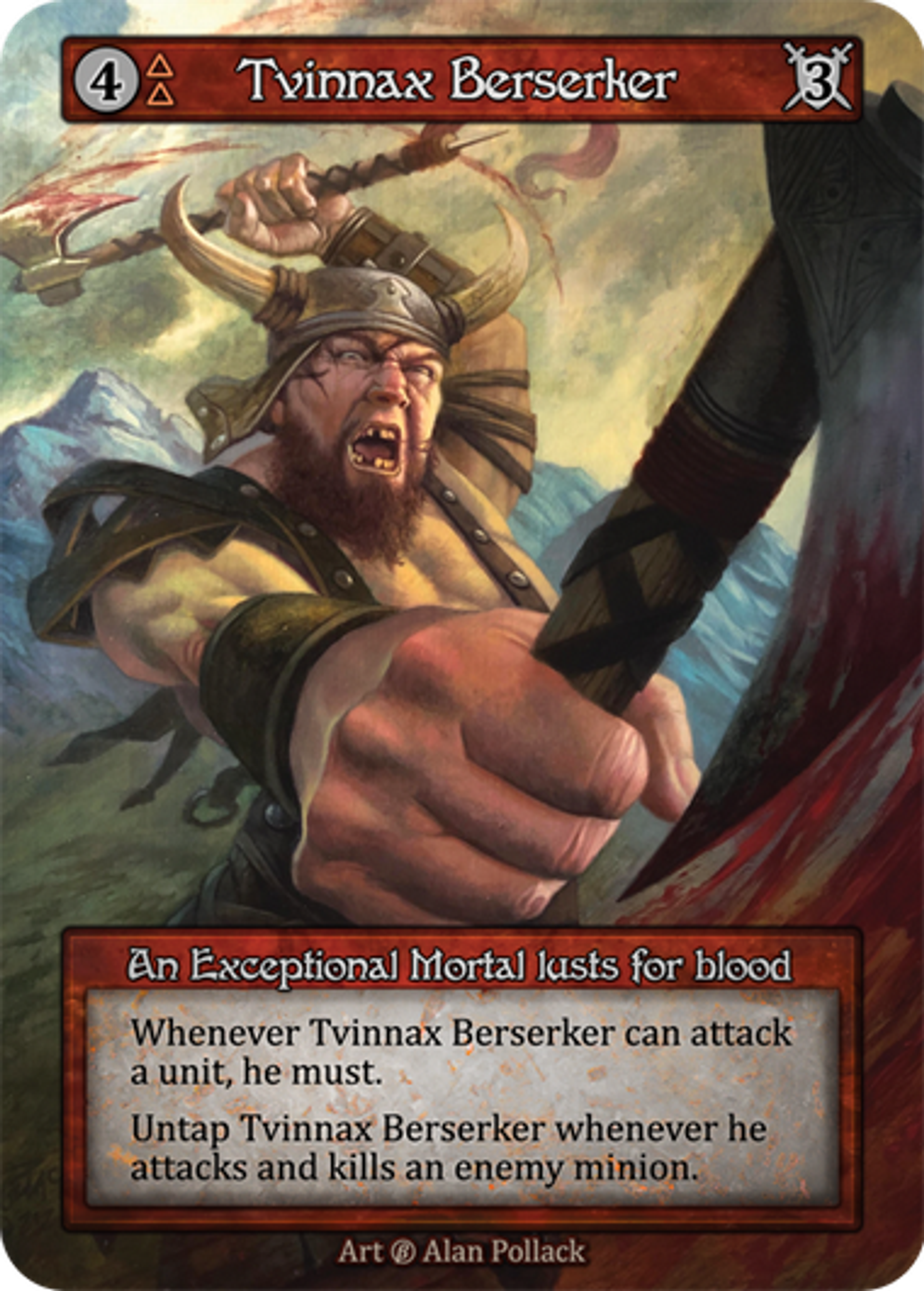 Tvinnax Berserker — Beta — Sorcery: Contested Realm