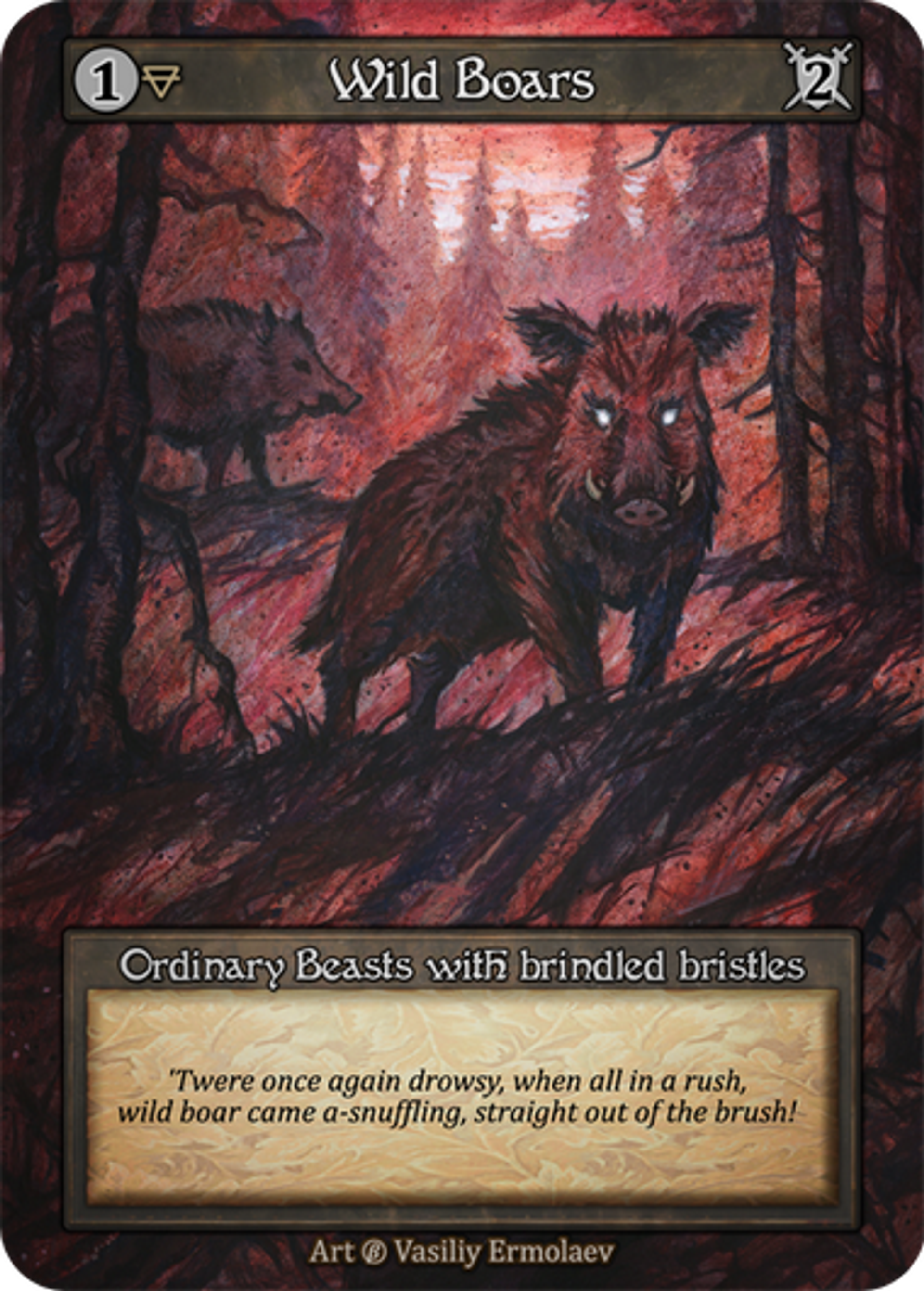 Wild Boars — Beta — Sorcery: Contested Realm