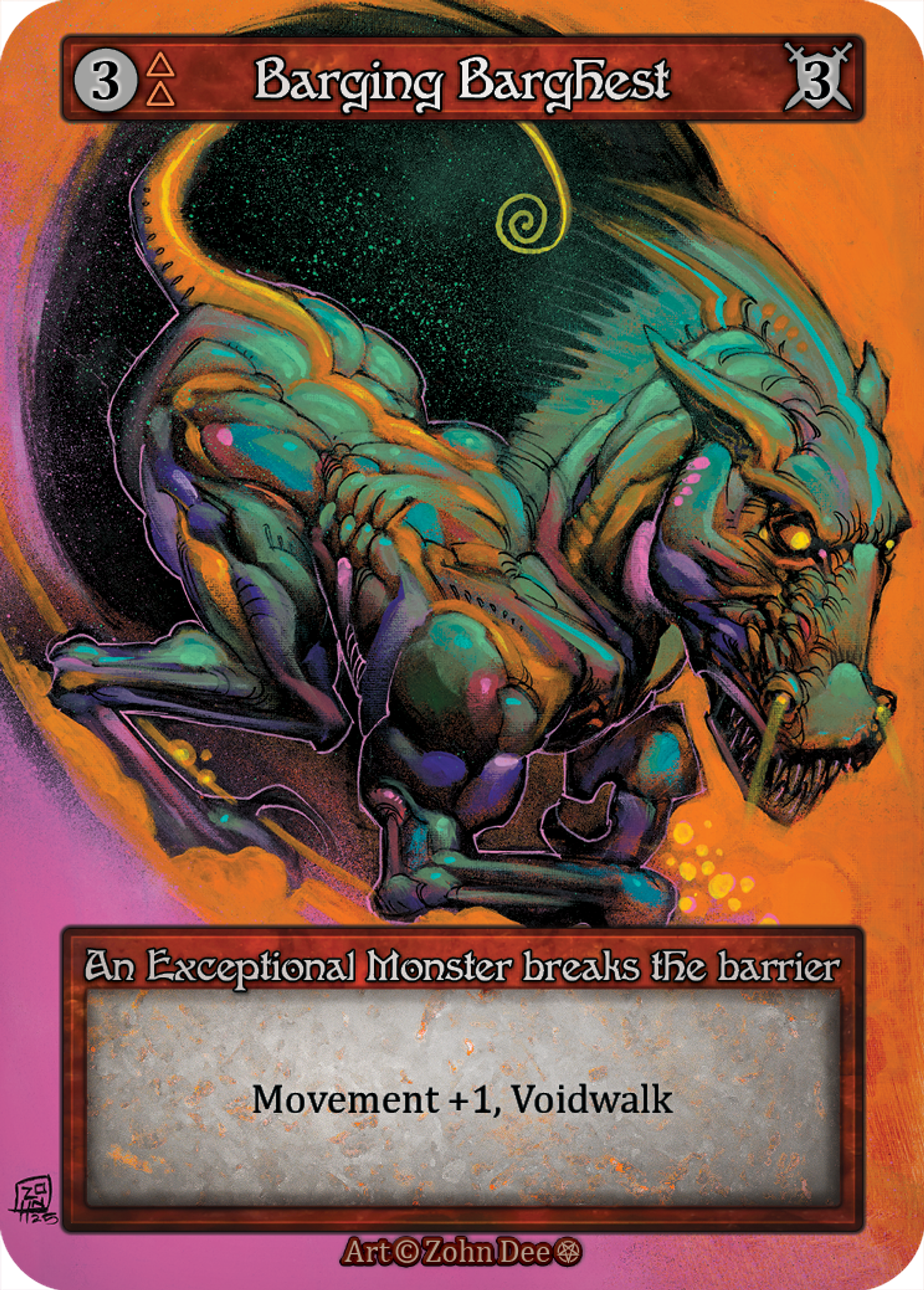 Barging Barghest — Gothic — Sorcery: Contested Realm