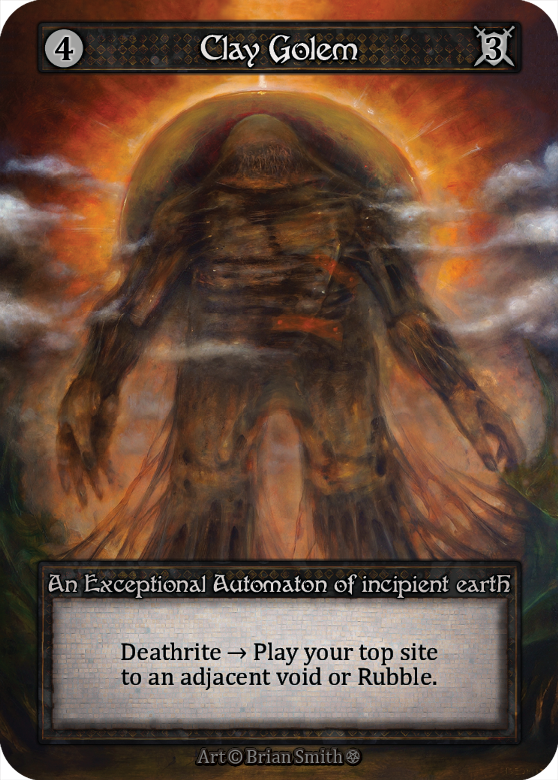 Clay Golem — Gothic — Sorcery: Contested Realm