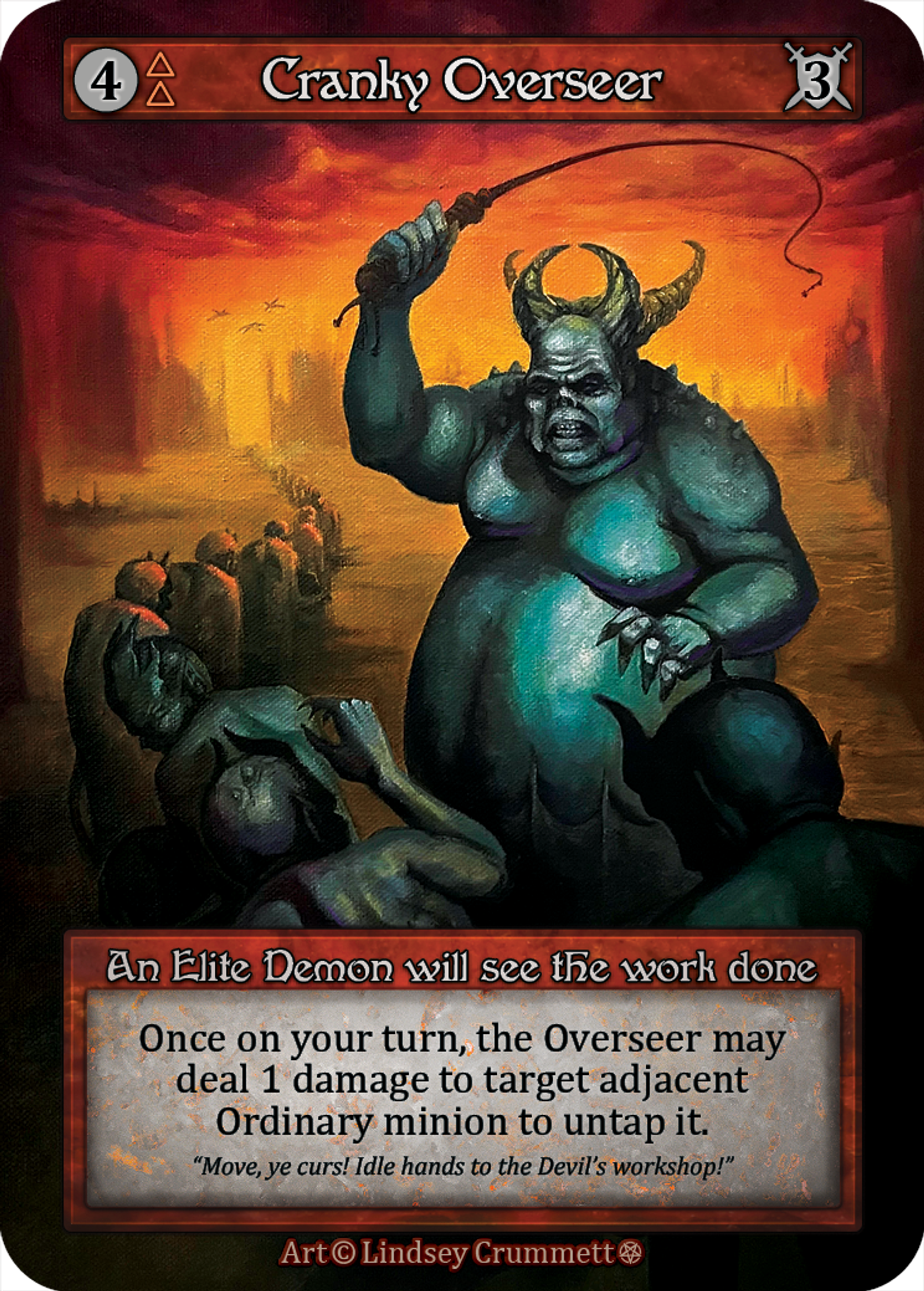 Cranky Overseer — Gothic — Sorcery: Contested Realm