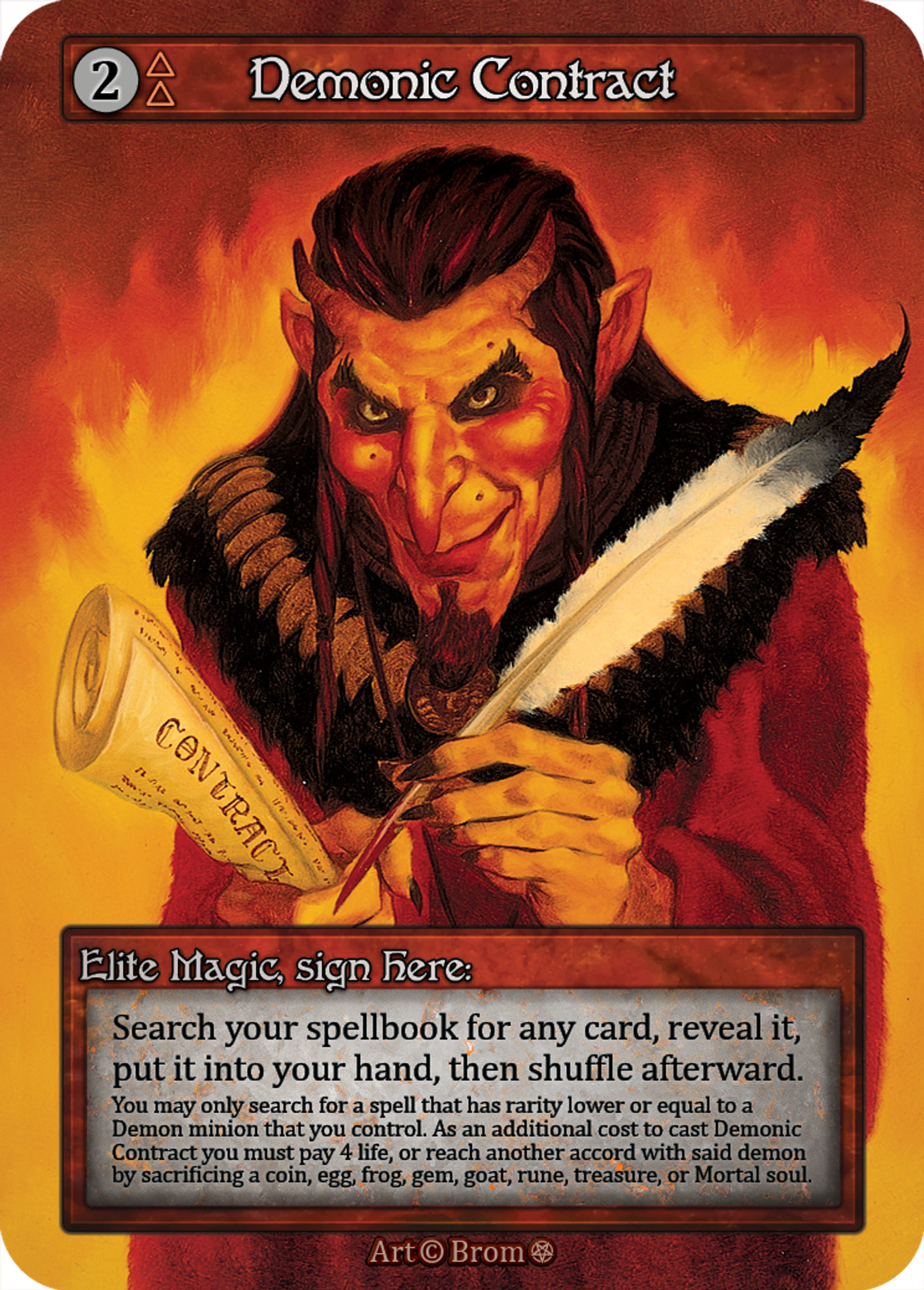 Demonic Contract — Gothic — Sorcery: Contested Realms