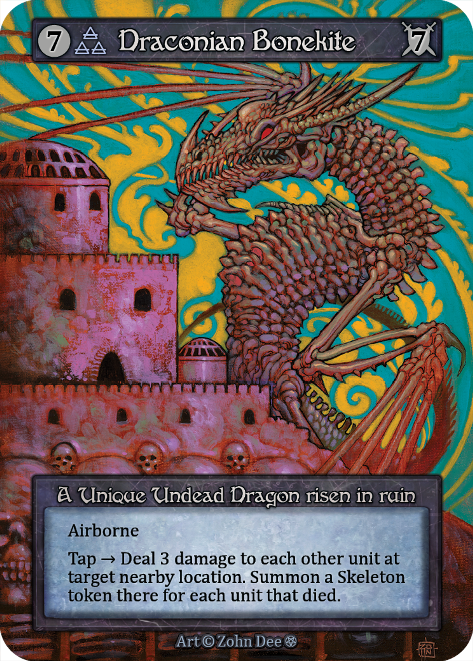 Draconian Bonekite — Gothic — Sorcery: Contested Realms