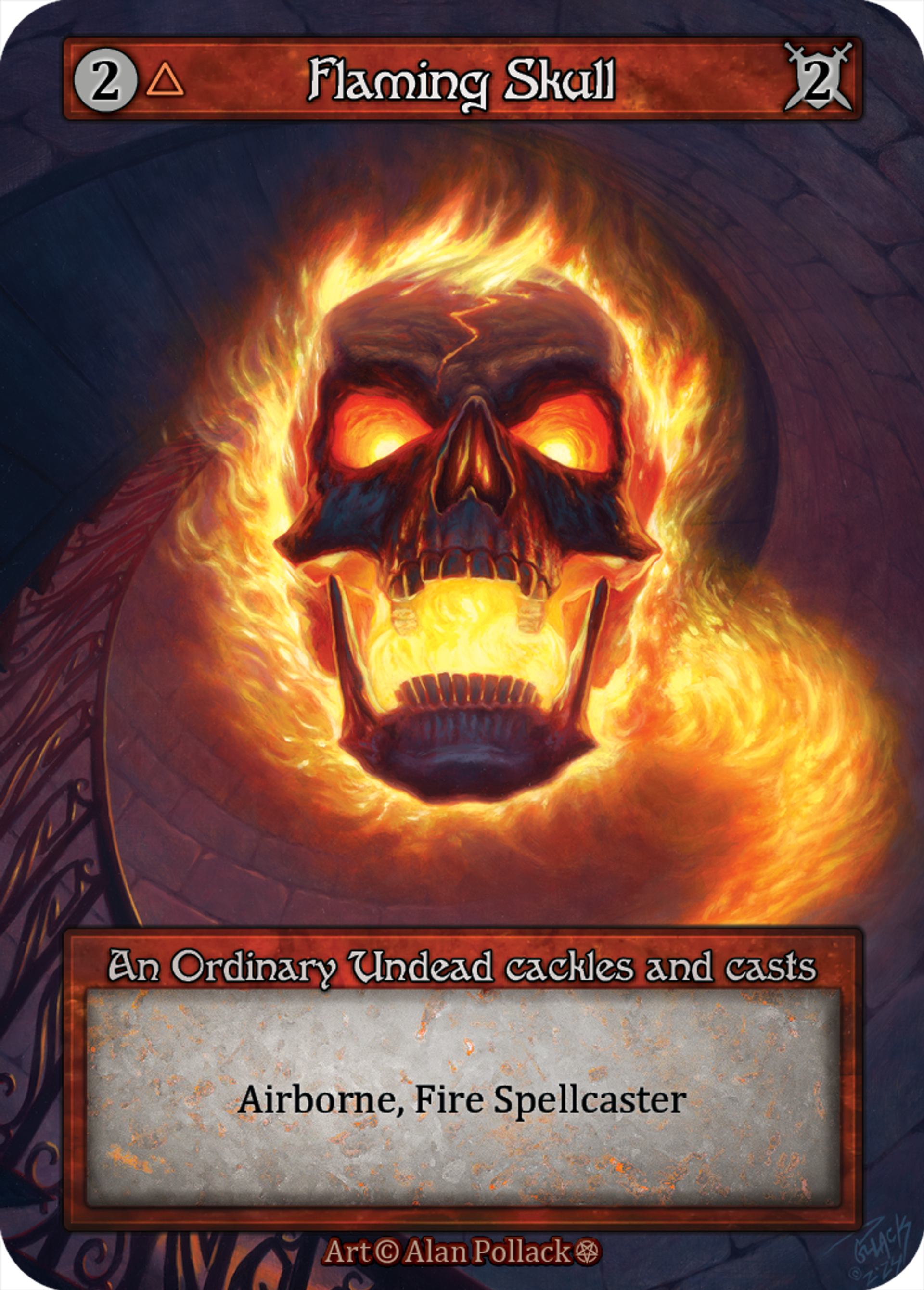 Flaming Skull — Gothic — Sorcery: Contested Realms
