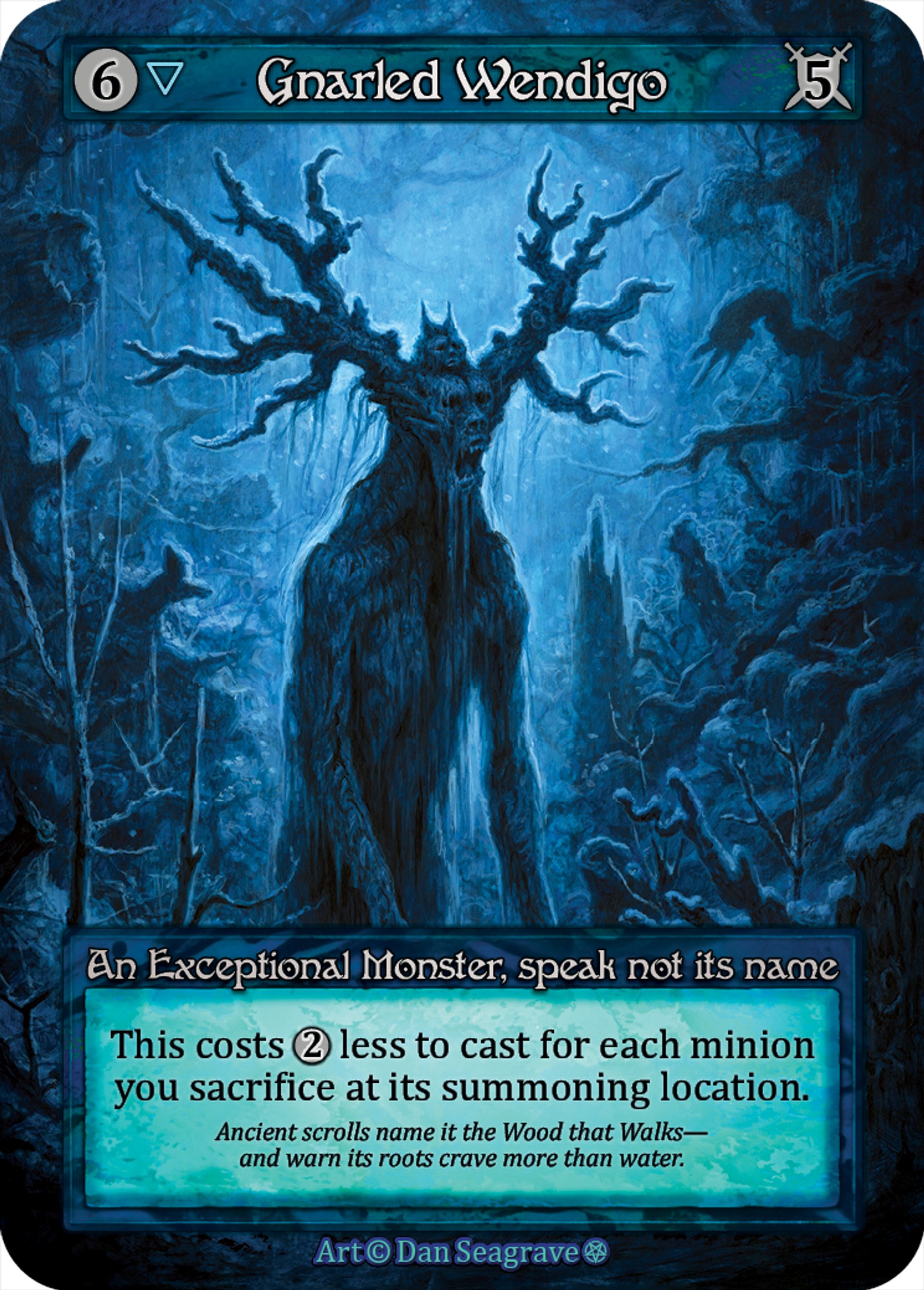 Gnarled Wendigo — Gothic — Sorcery: Contested Realms