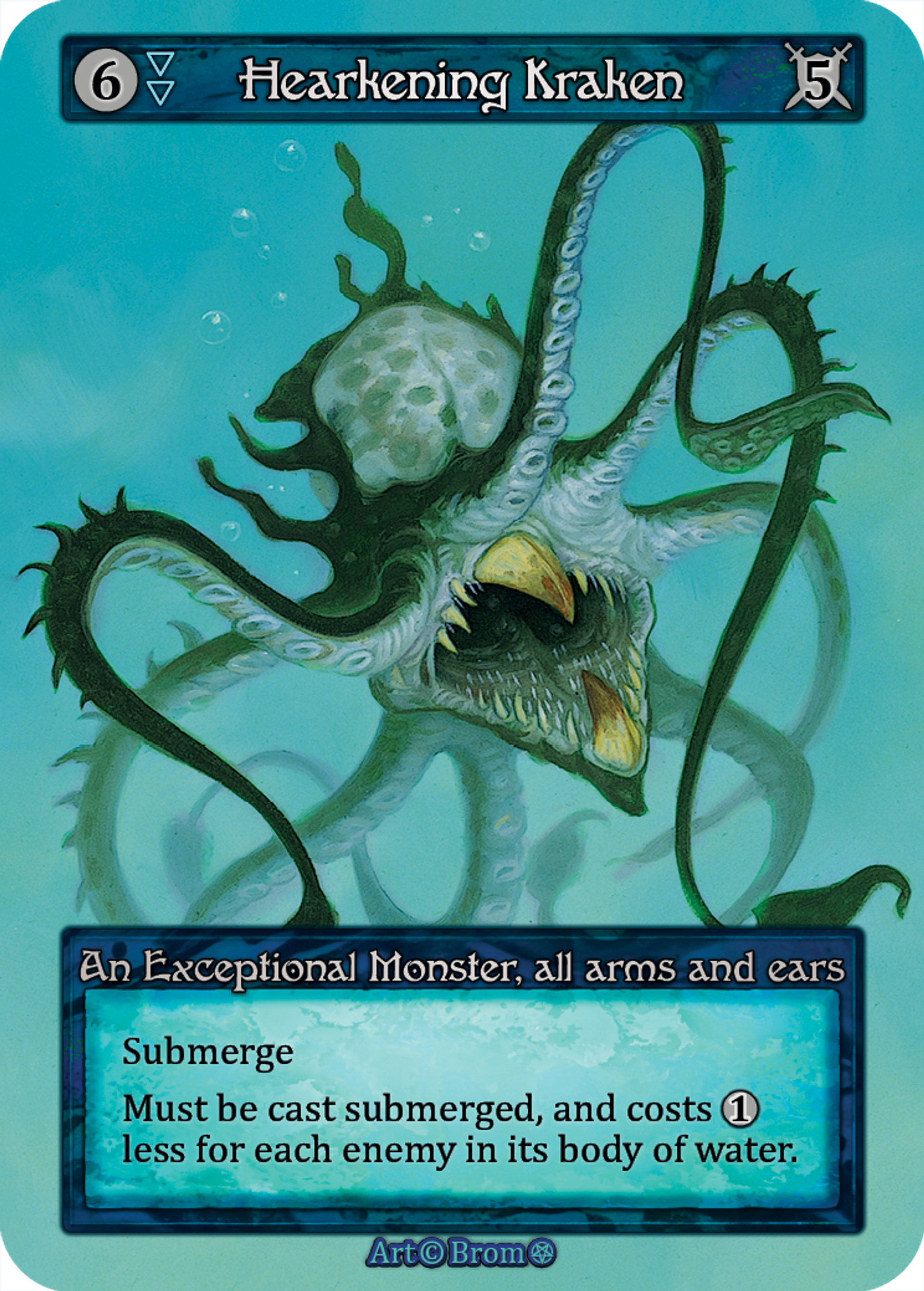 Hearkening Kraken — Gothic — Sorcery: Contested Realms