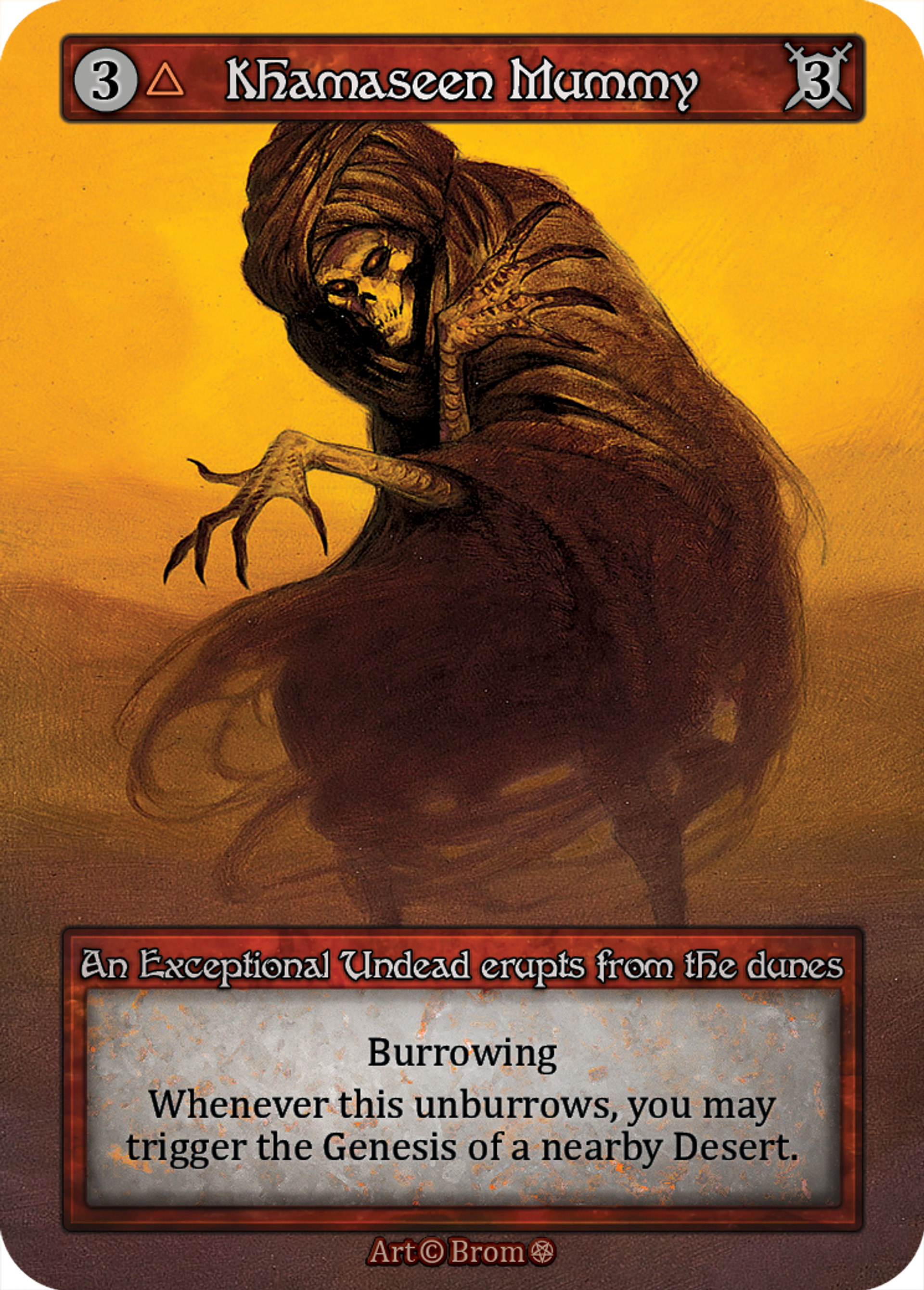 Khamaseen Mummy — Gothic — Sorcery: Contested Realms