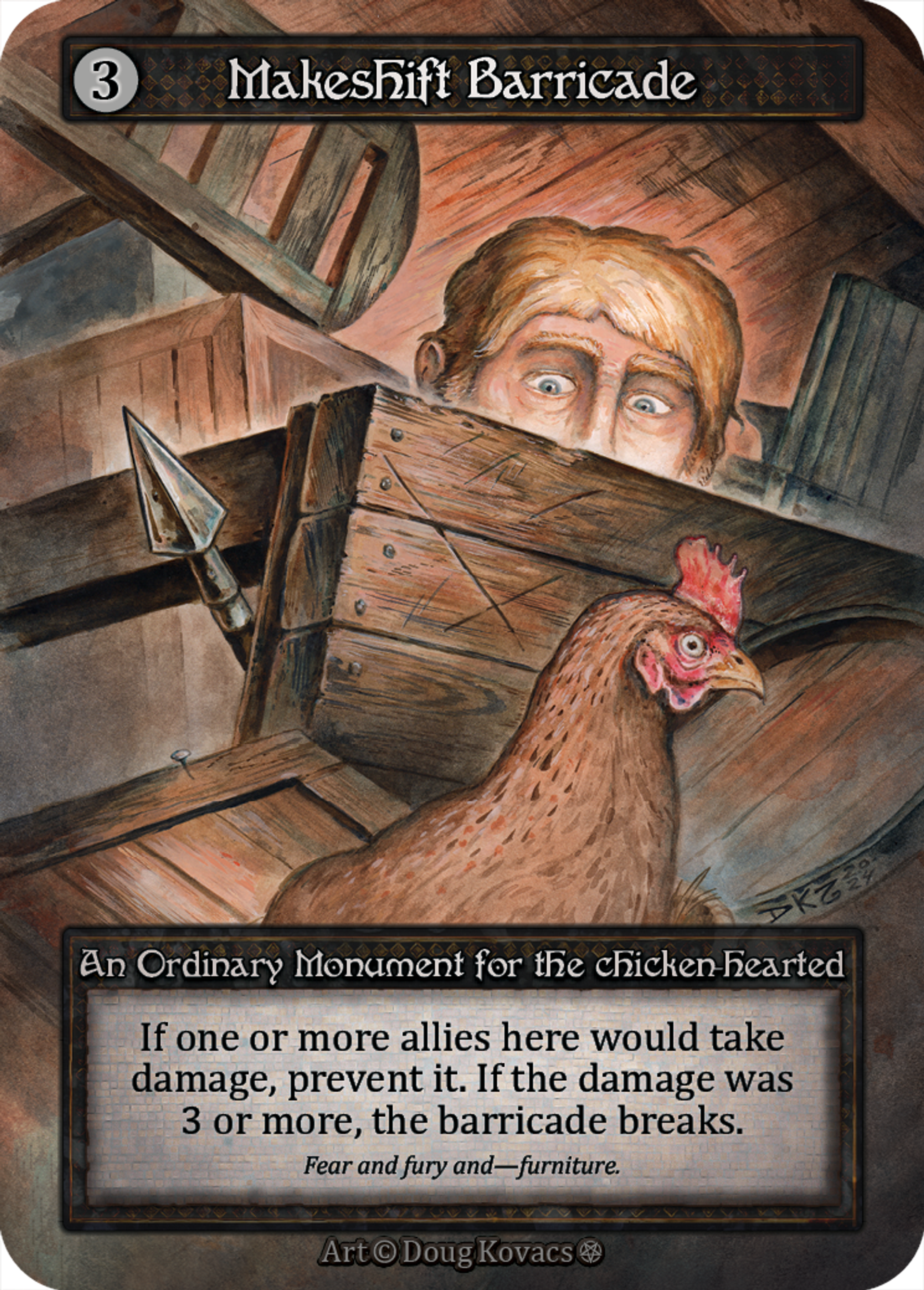 Makeshift Barricade — Gothic — Sorcery: Contested Realms