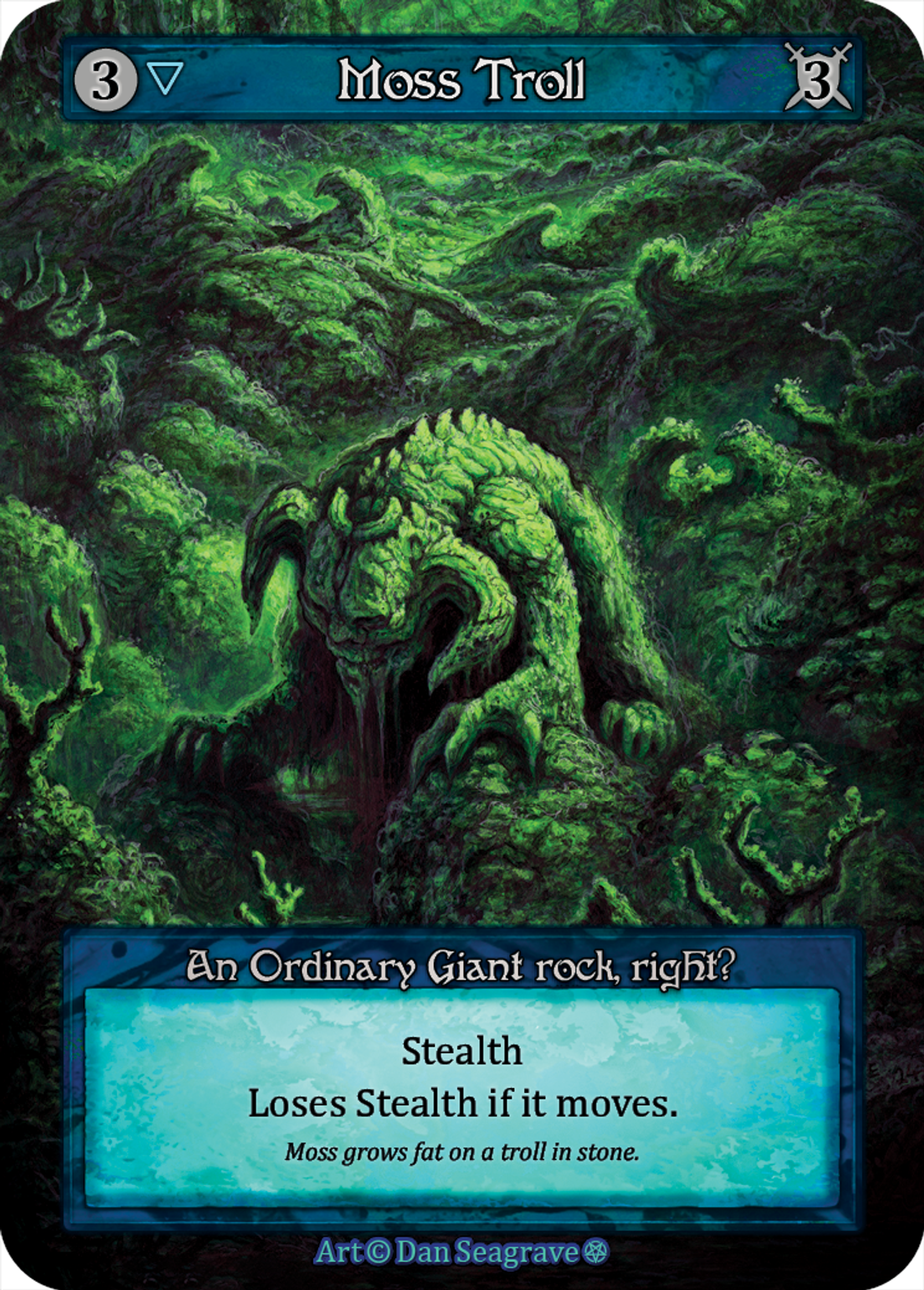 Moss Troll — Gothic — Sorcery: Contested Realms