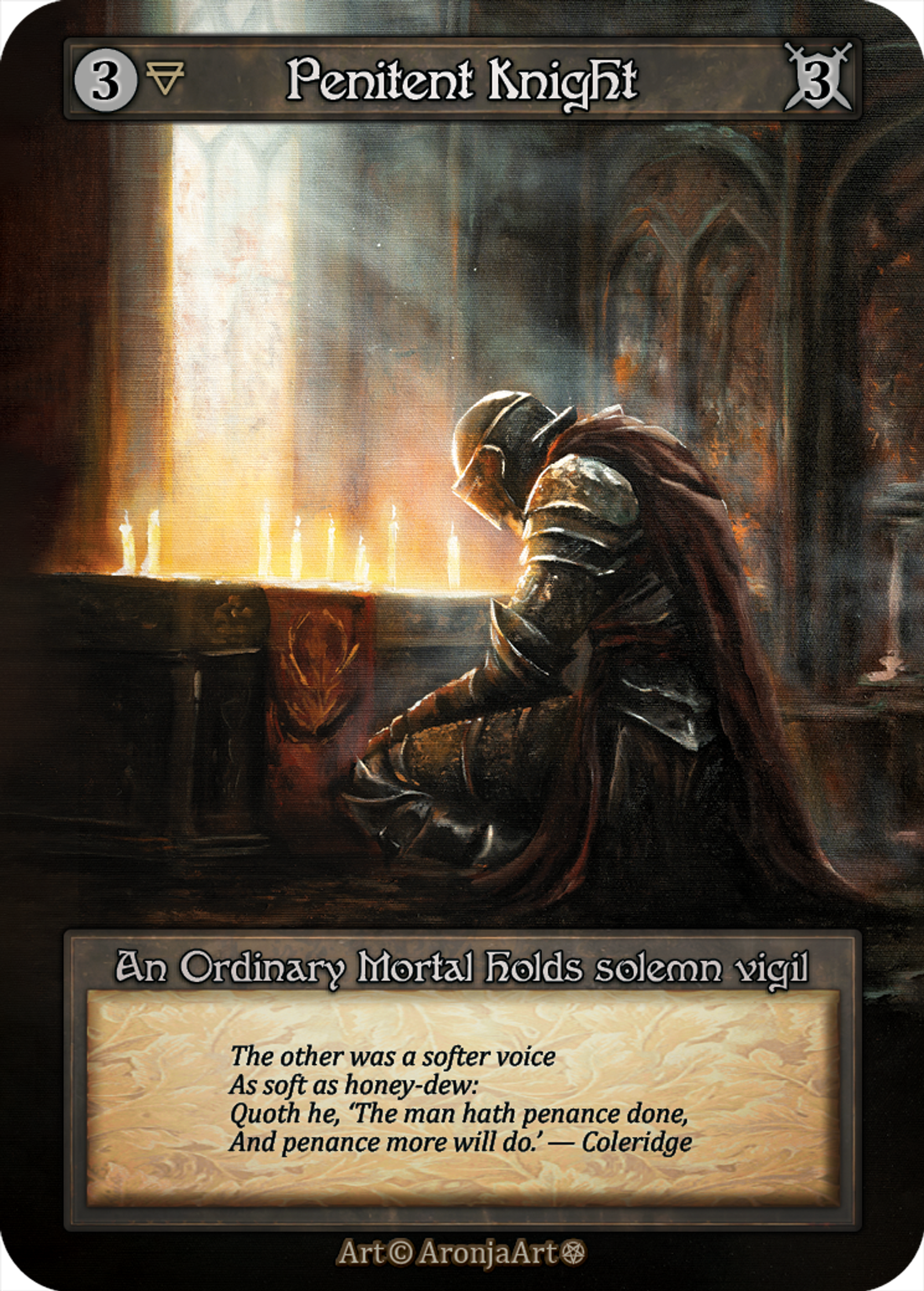 Penitent Knight — Gothic — Sorcery: Contested Realms
