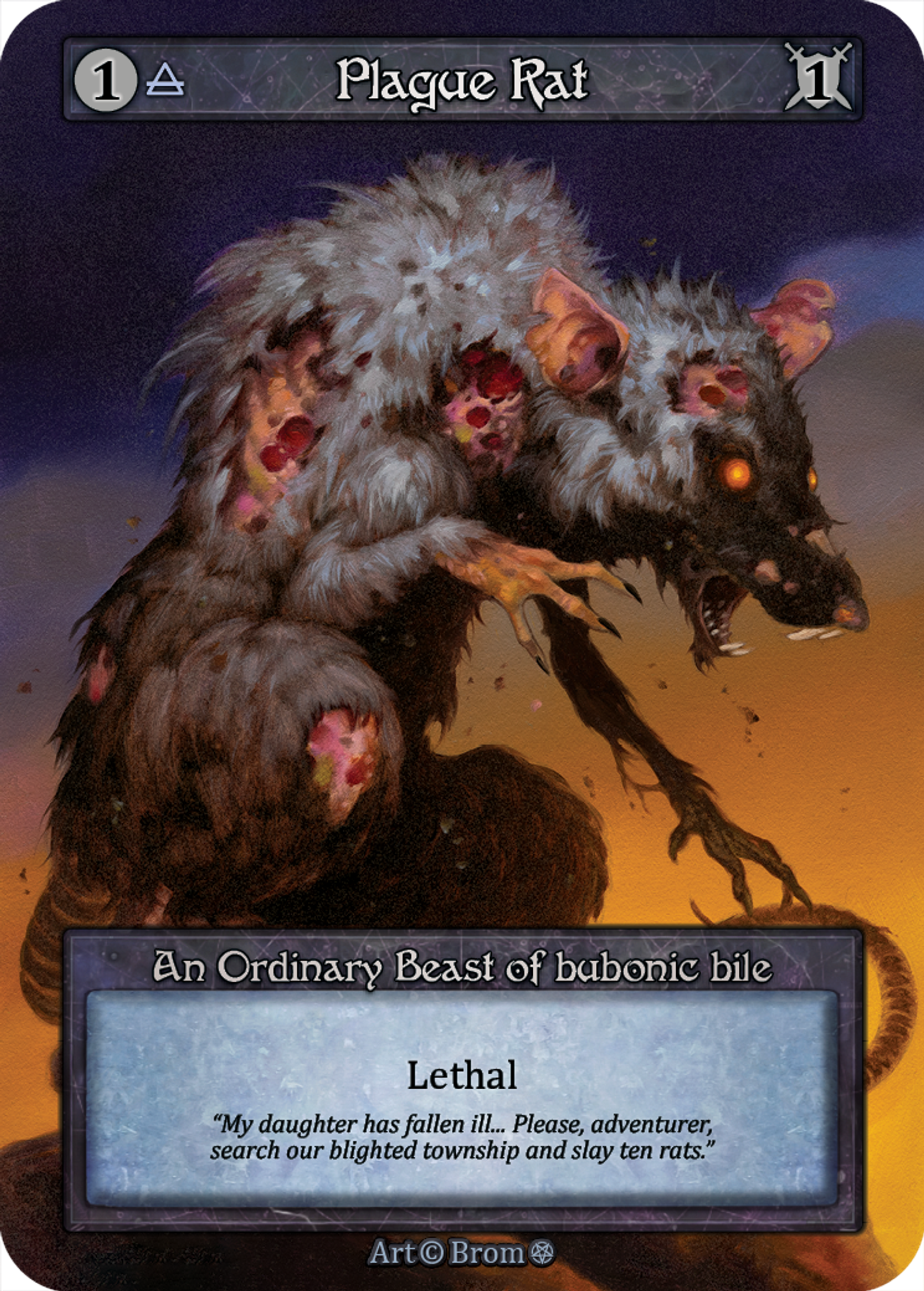 Plague Rat — Gothic — Sorcery: Contested Realms
