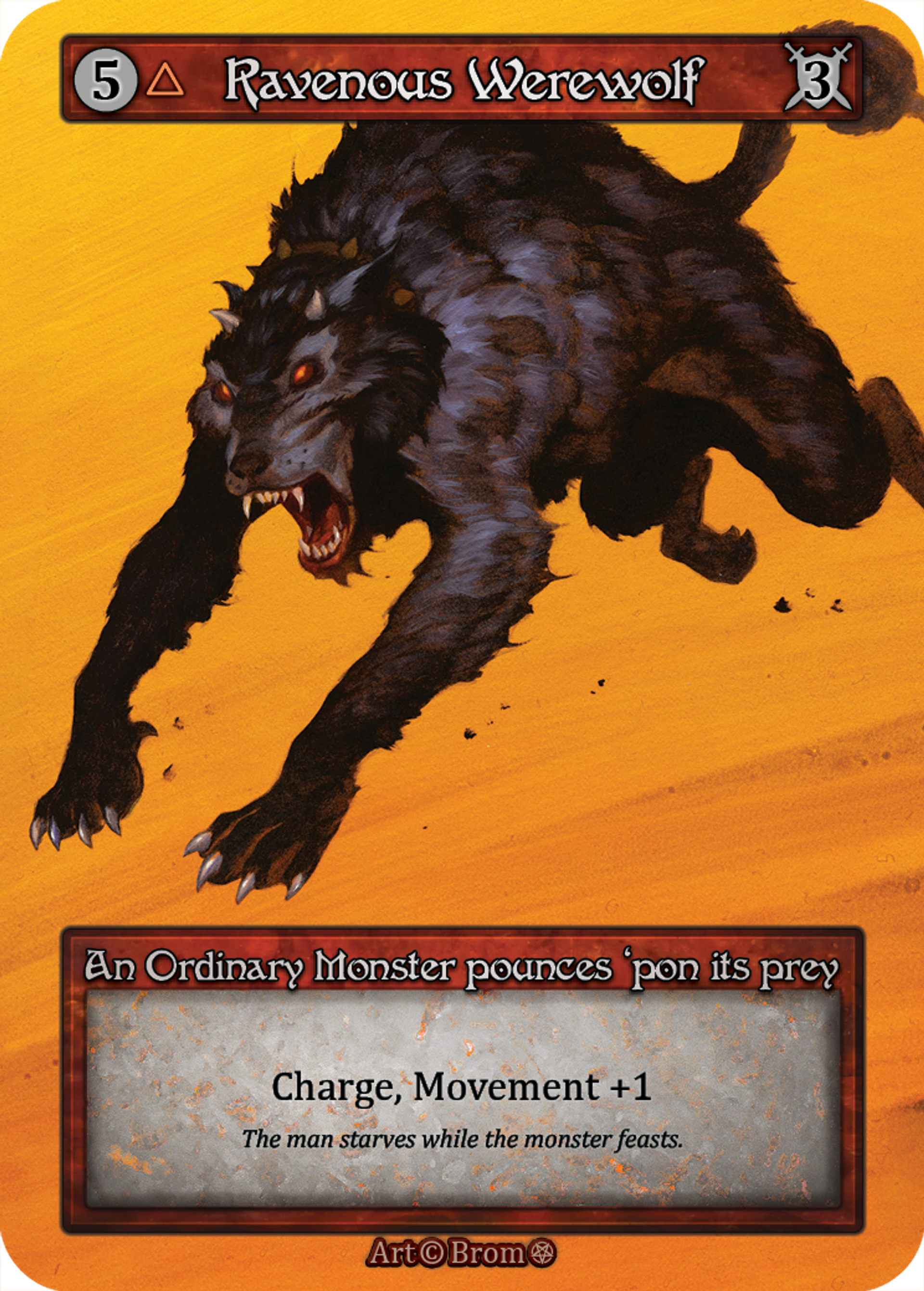 Ravenous Werewolf — Gothic — Sorcery: Contested Realms