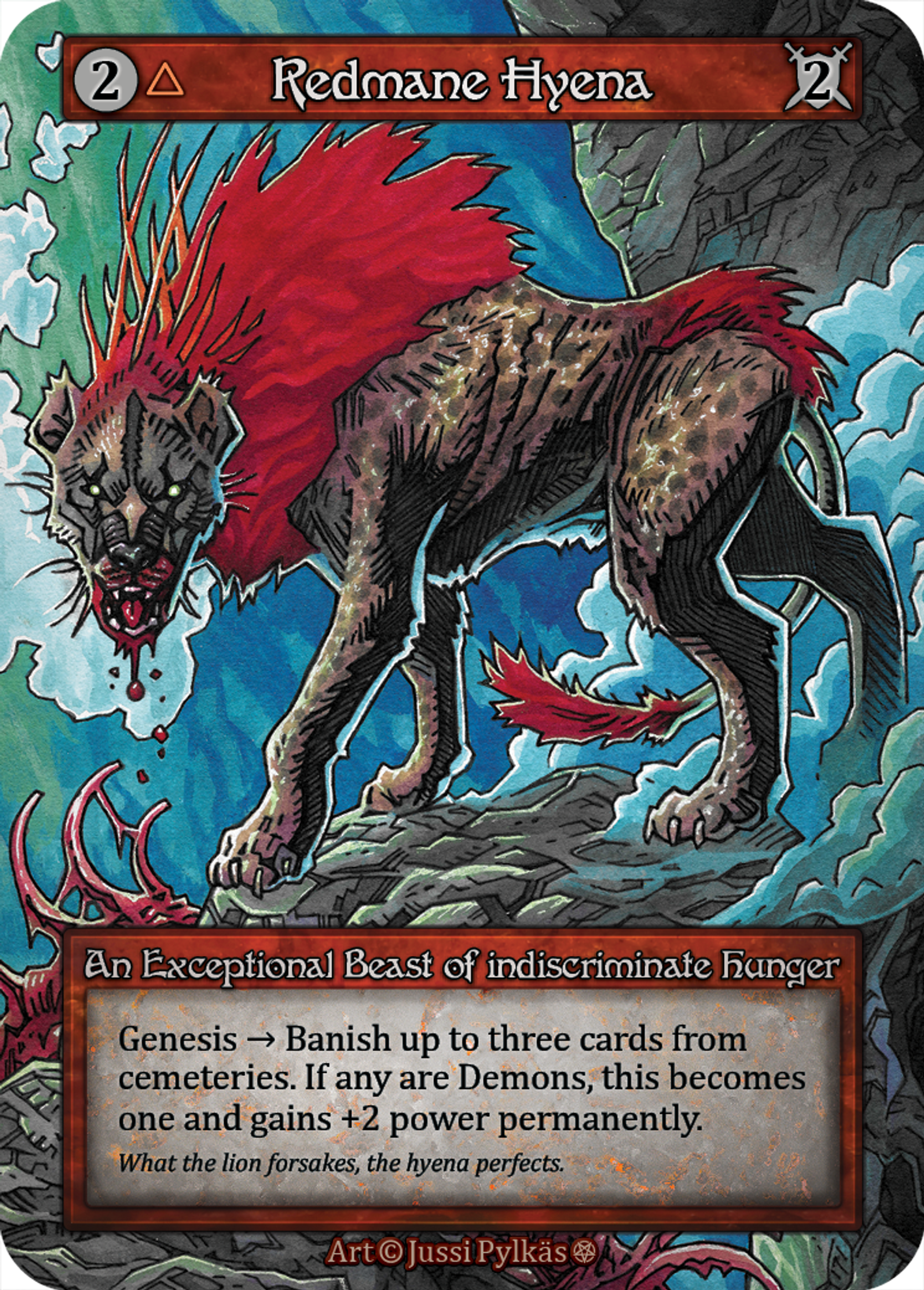 Redmane Hyena — Gothic — Sorcery: Contested Realms
