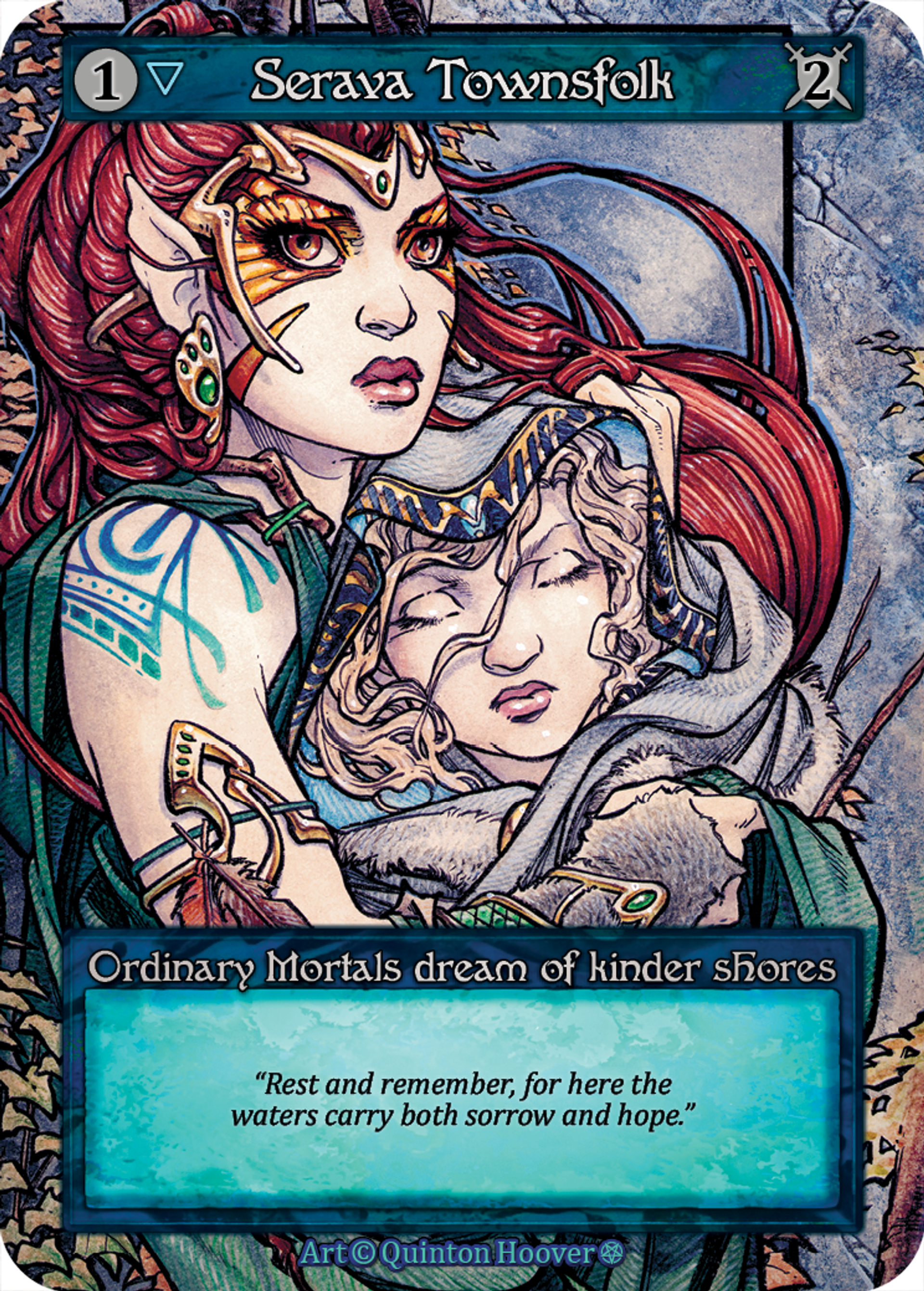 Serava Townsfolk — Gothic — Sorcery: Contested Realm