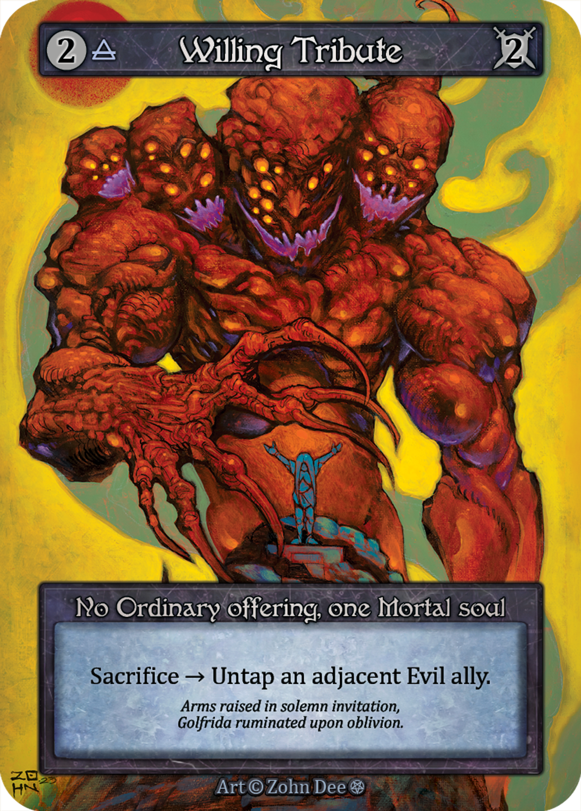 Willing Tribute — Gothic — Sorcery: Contested Realm