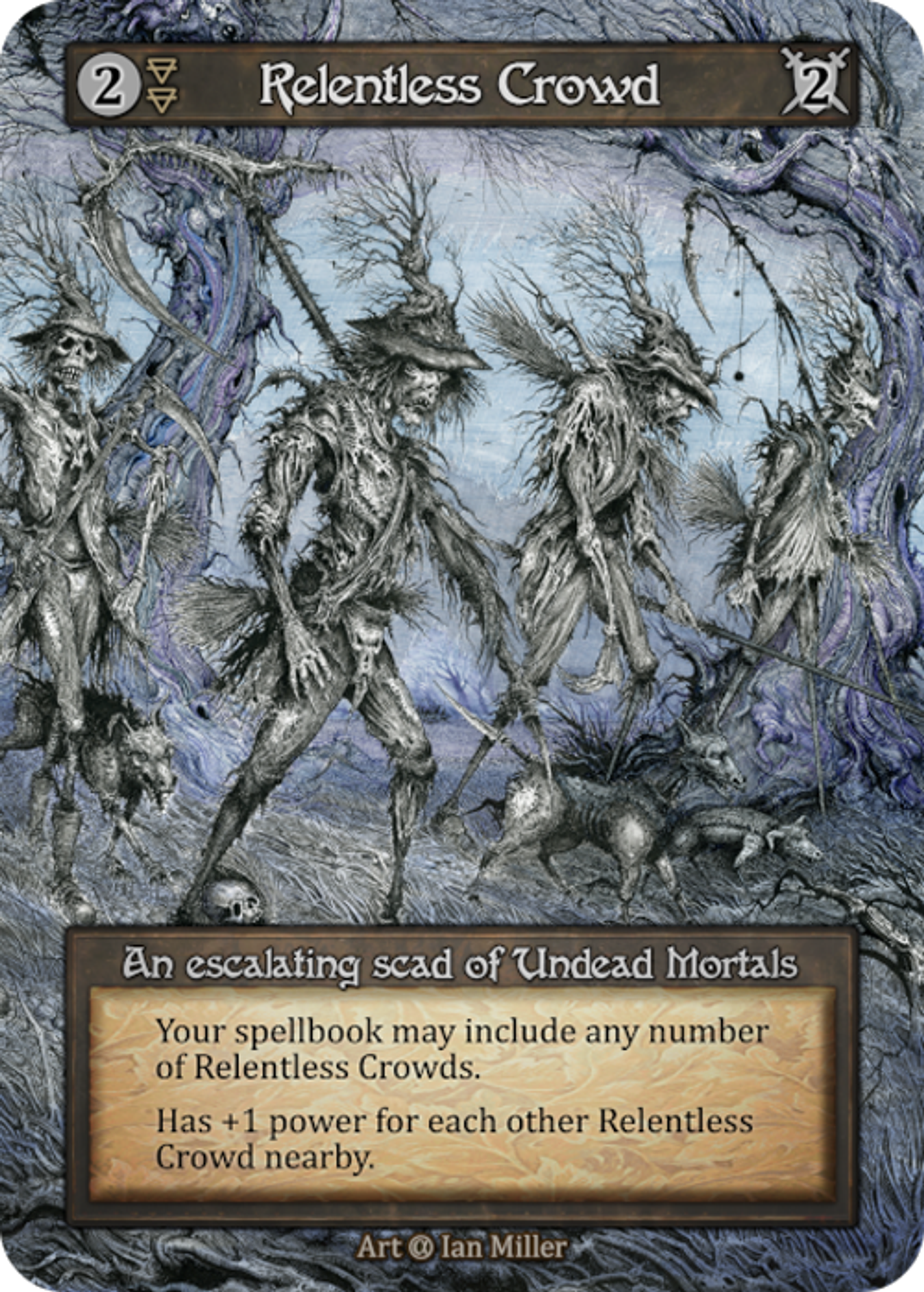 Relentless Crowd — Promotional — Sorcery: Contested Realm
