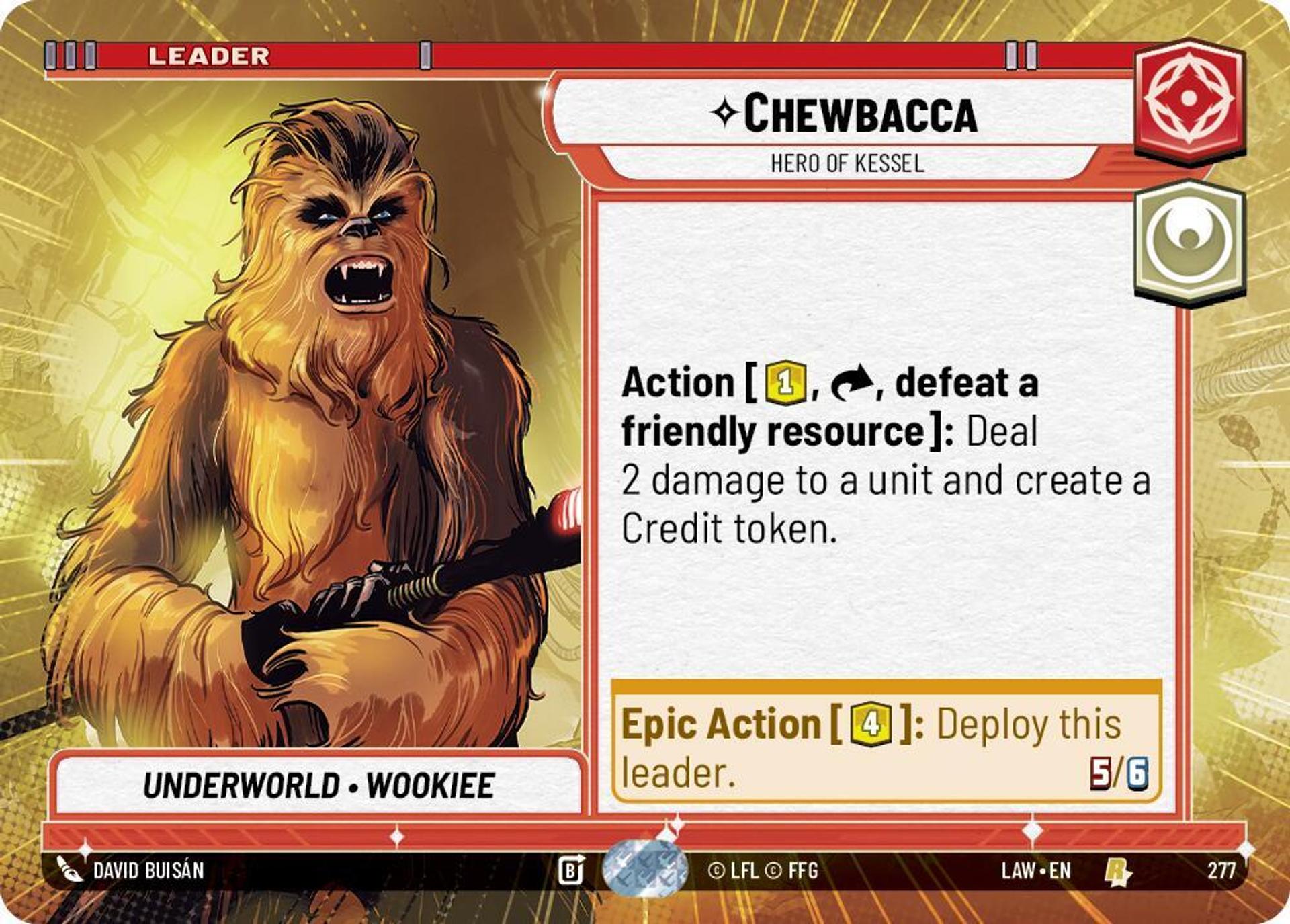 Chewbacca - Héros De Kessel — A Lawless Time — Star Wars: Unlimited