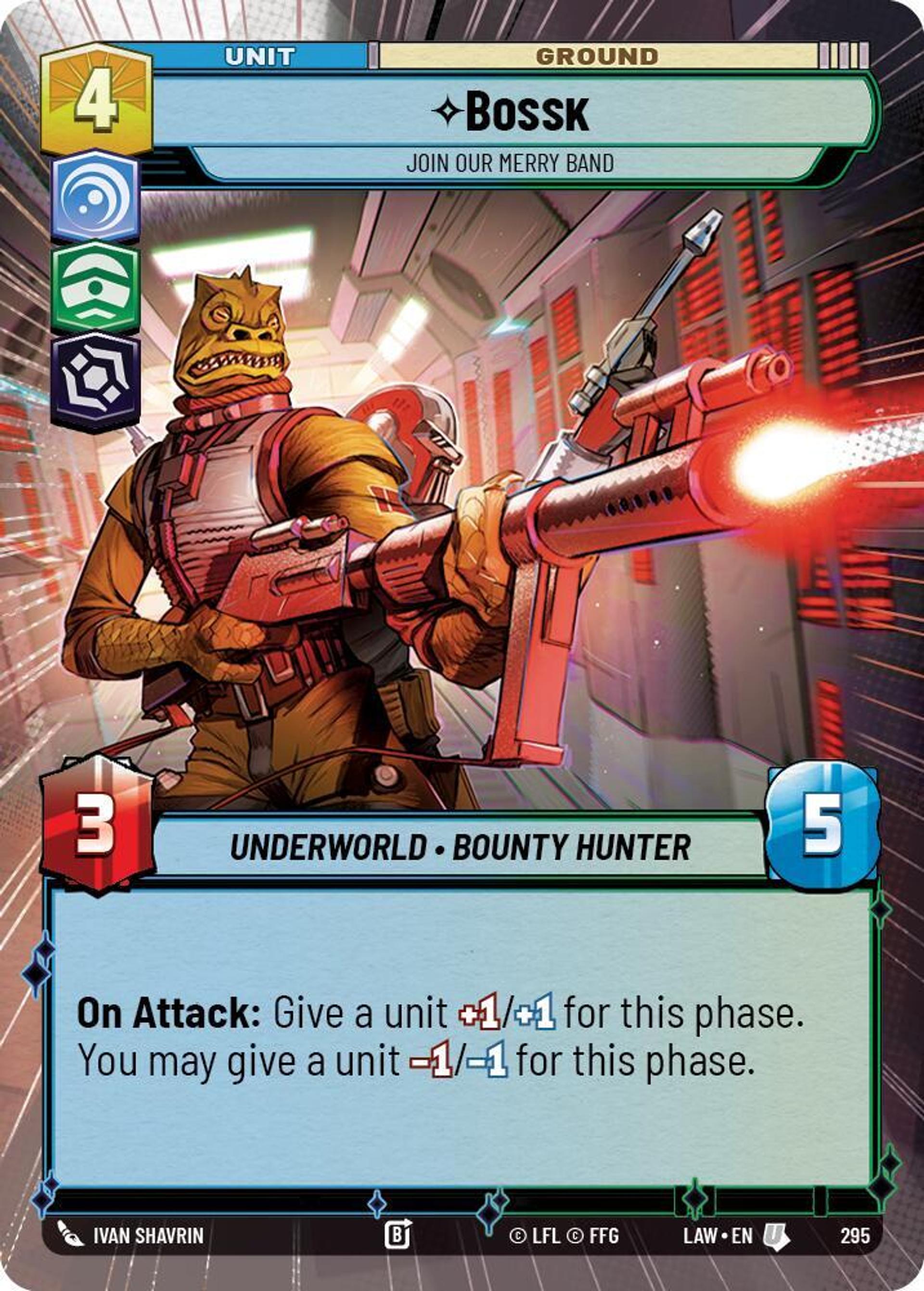 Bossk - Se Joint À Notre Joyeuse Bande — A Lawless Time — Star Wars: Unlimited
