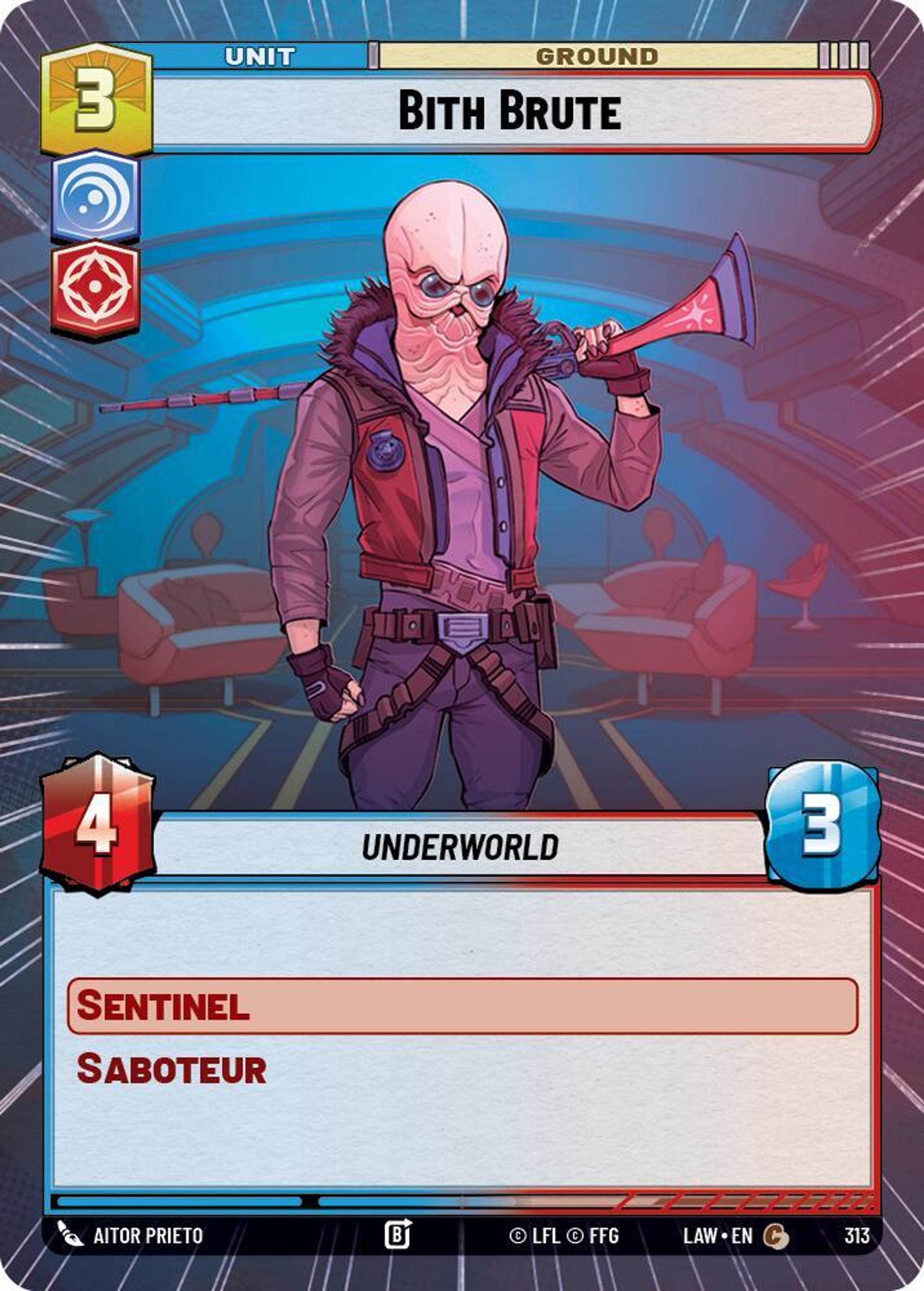 Brute Bith — A Lawless Time — Star Wars: Unlimited